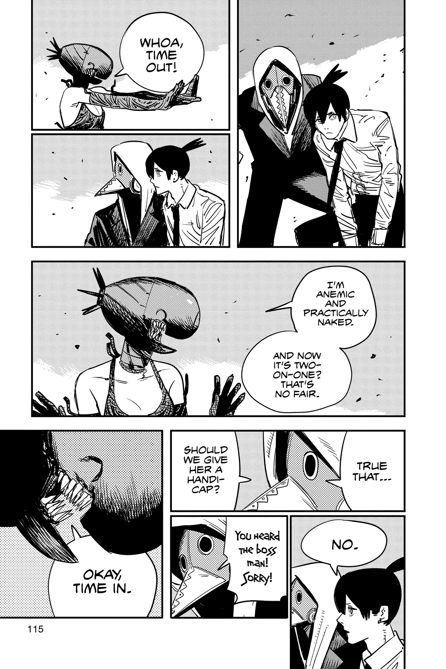 Chainsaw Man Manga, chapter Vol 6, page 114