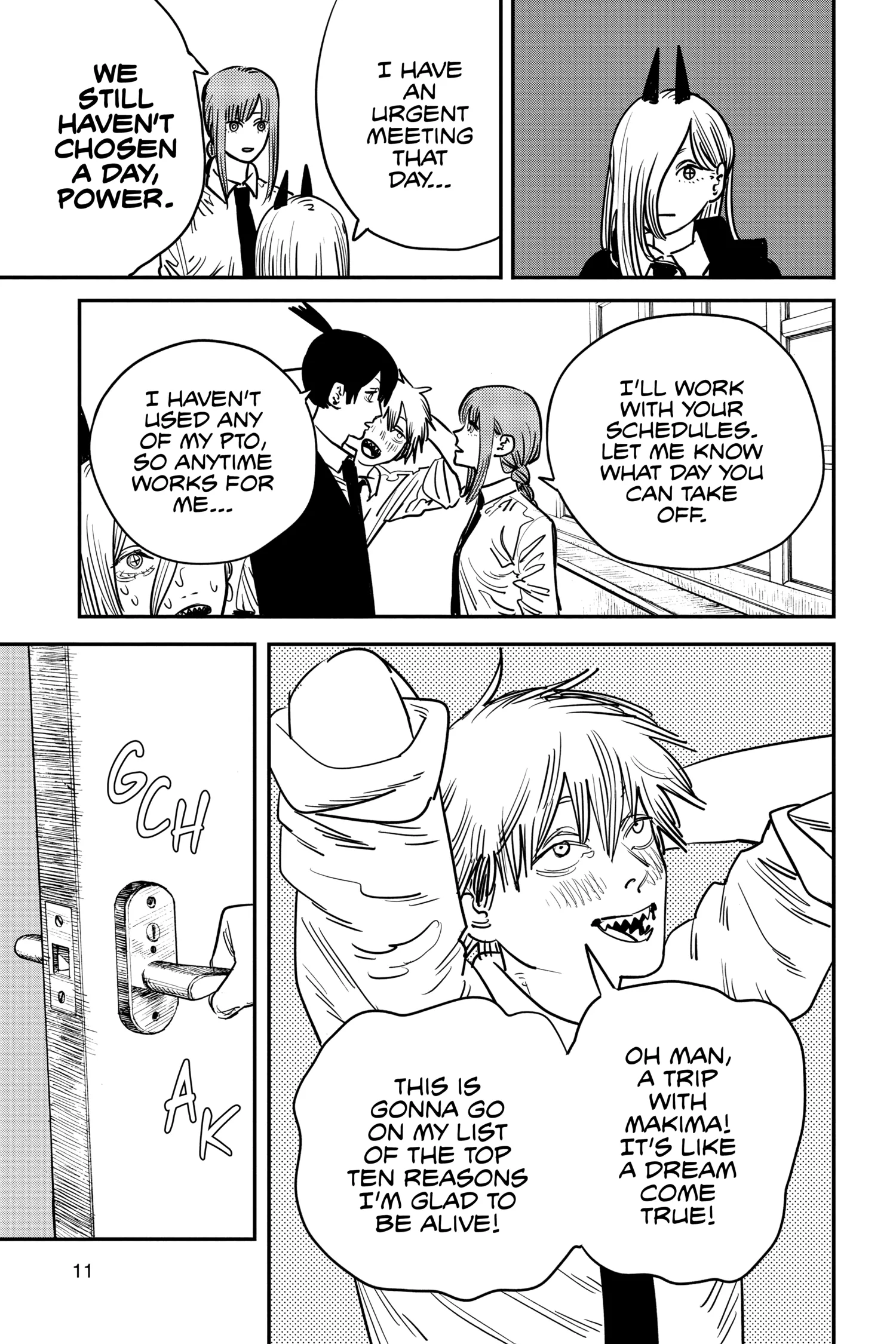 Chainsaw Man Manga, chapter Vol 7, page 12
