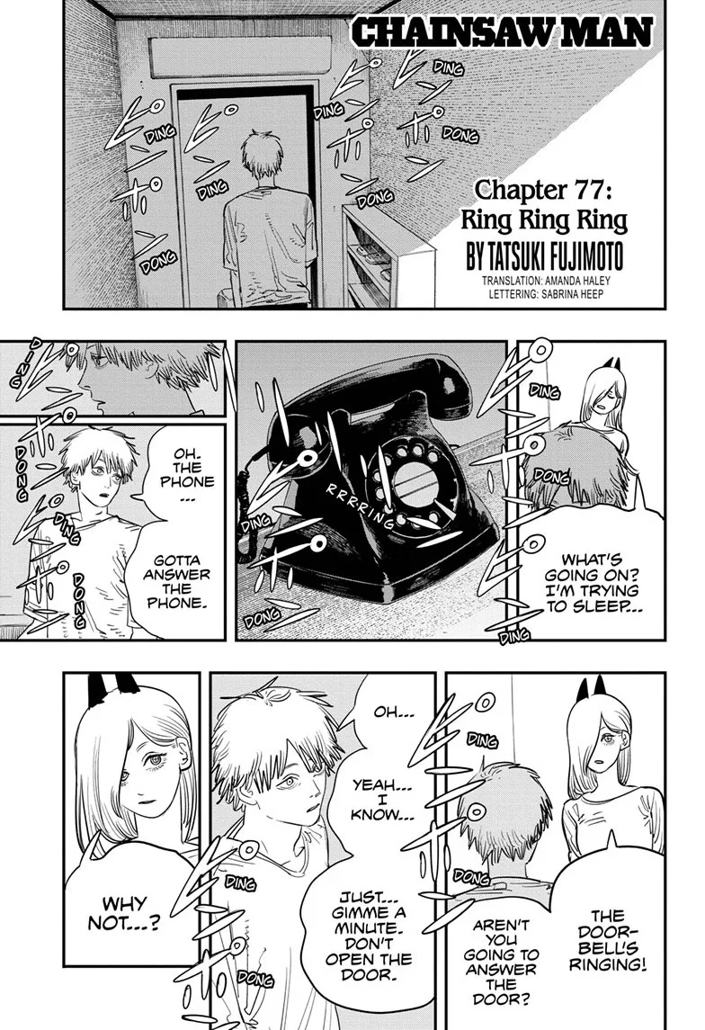 Chainsaw Man Manga, chapter 77, page 1