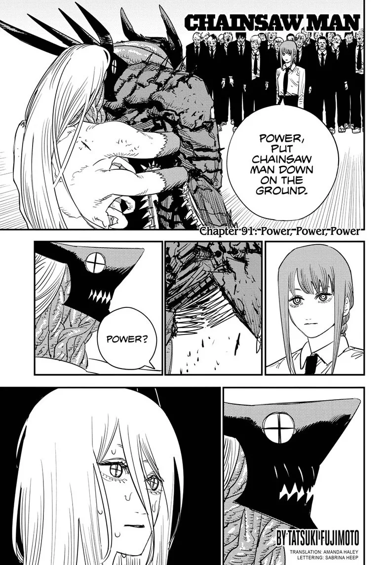 Chainsaw Man Manga, chapter 91, page 1