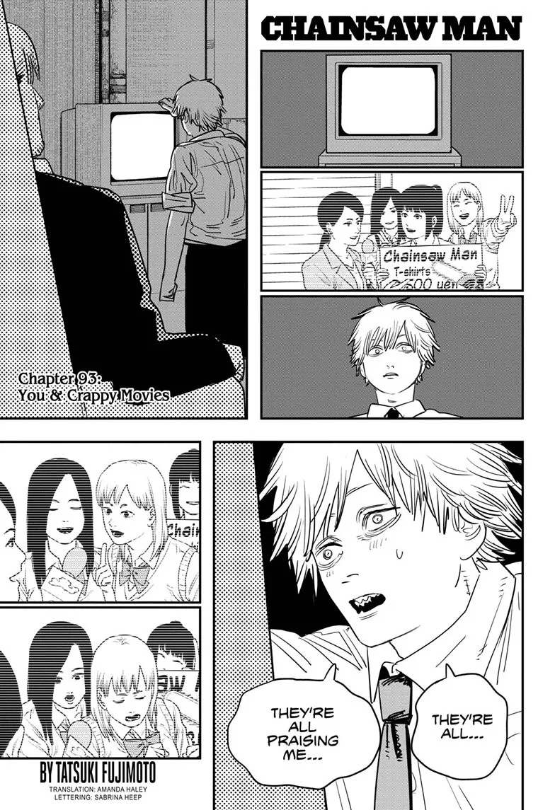 Chainsaw Man Manga, chapter 93, page 1