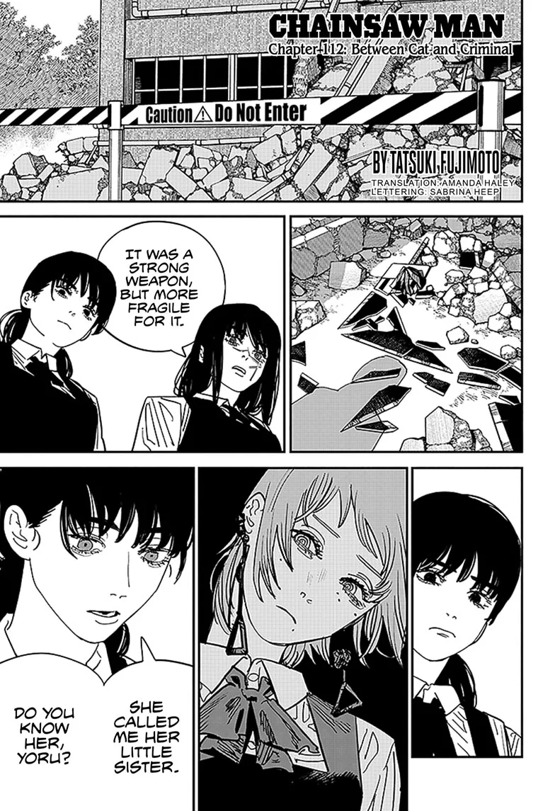 Chainsaw Man Manga, chapter 112, page 1