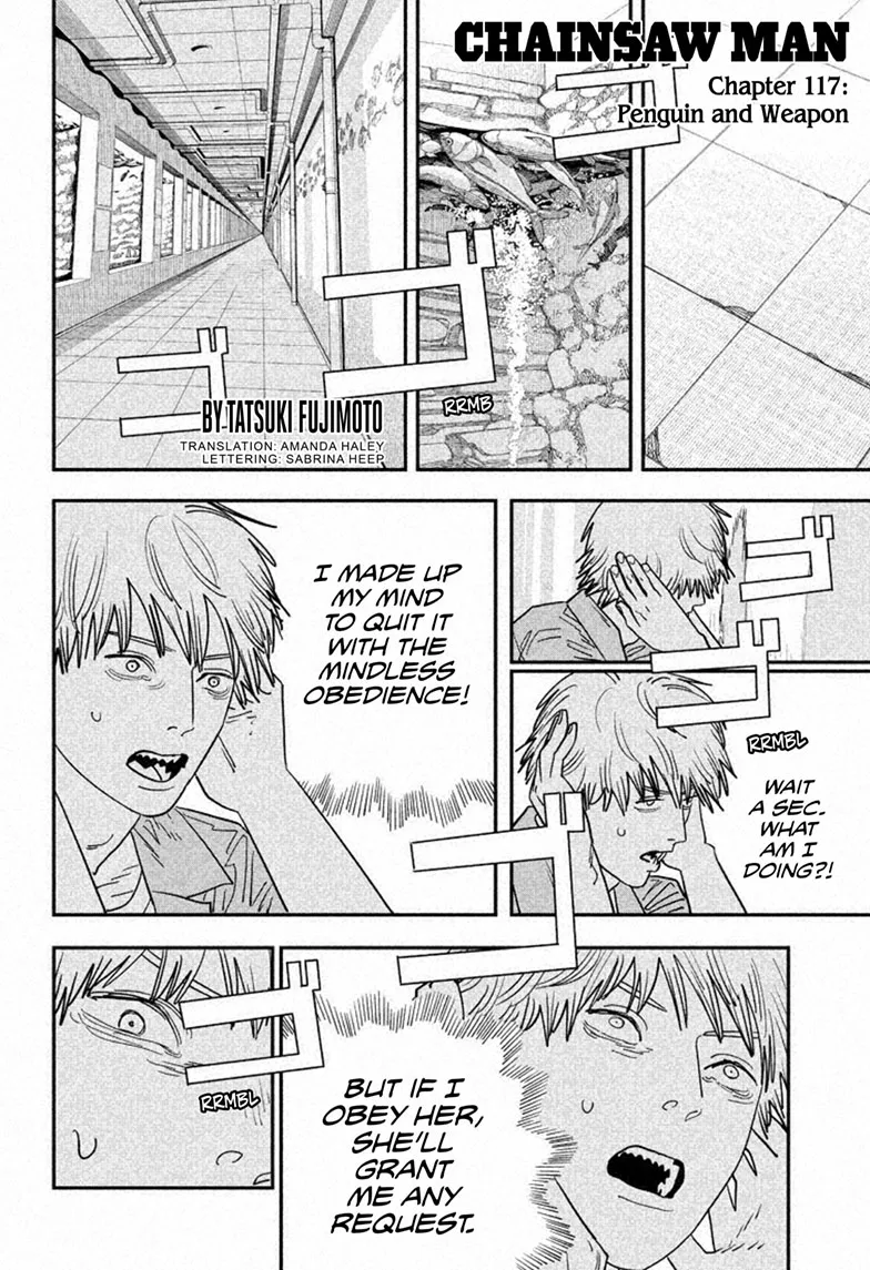 Chainsaw Man Manga, chapter 117, page 1