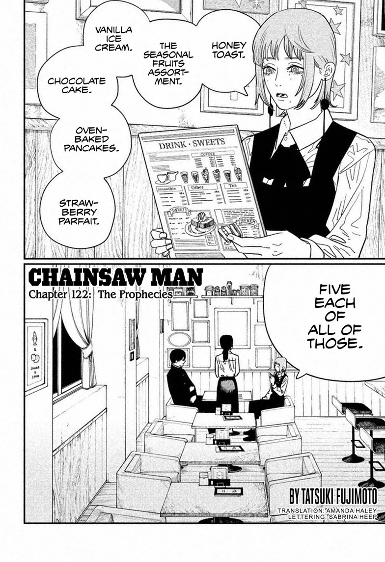 Chainsaw Man Manga, chapter 122, page 1