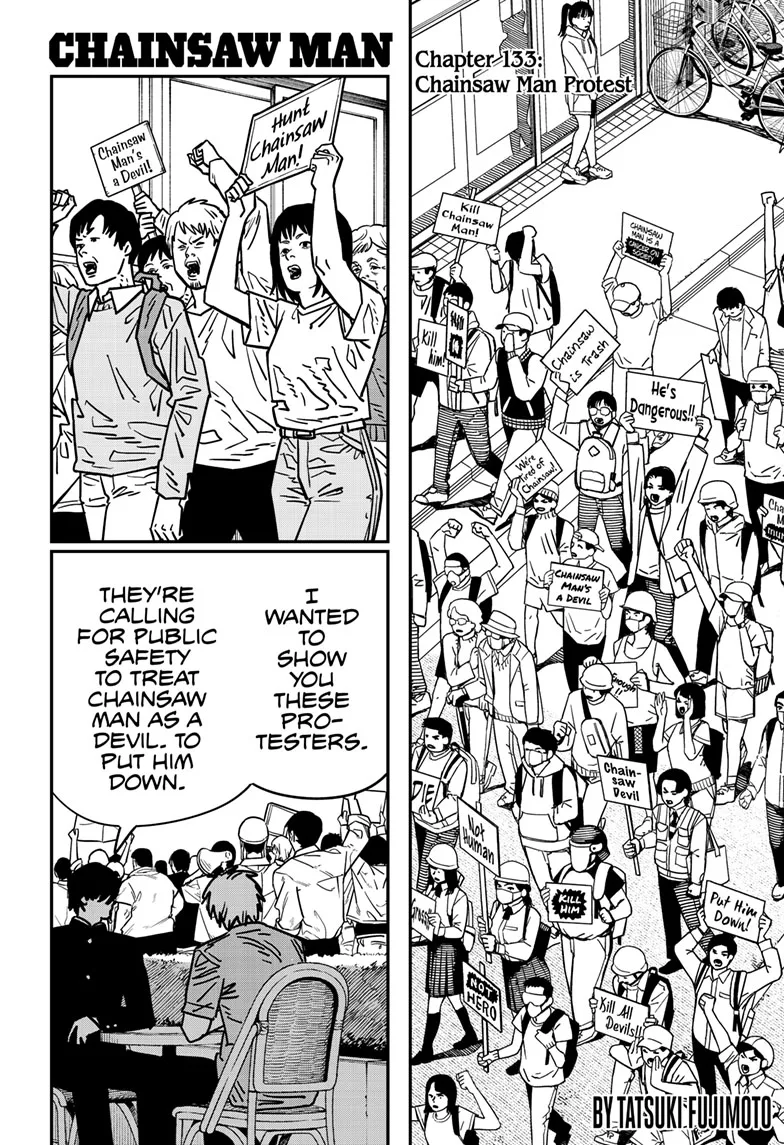 Chainsaw Man Manga, chapter 133, page 1