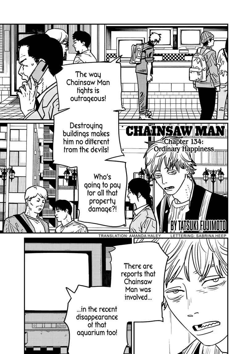Chainsaw Man Manga, chapter 134, page 1