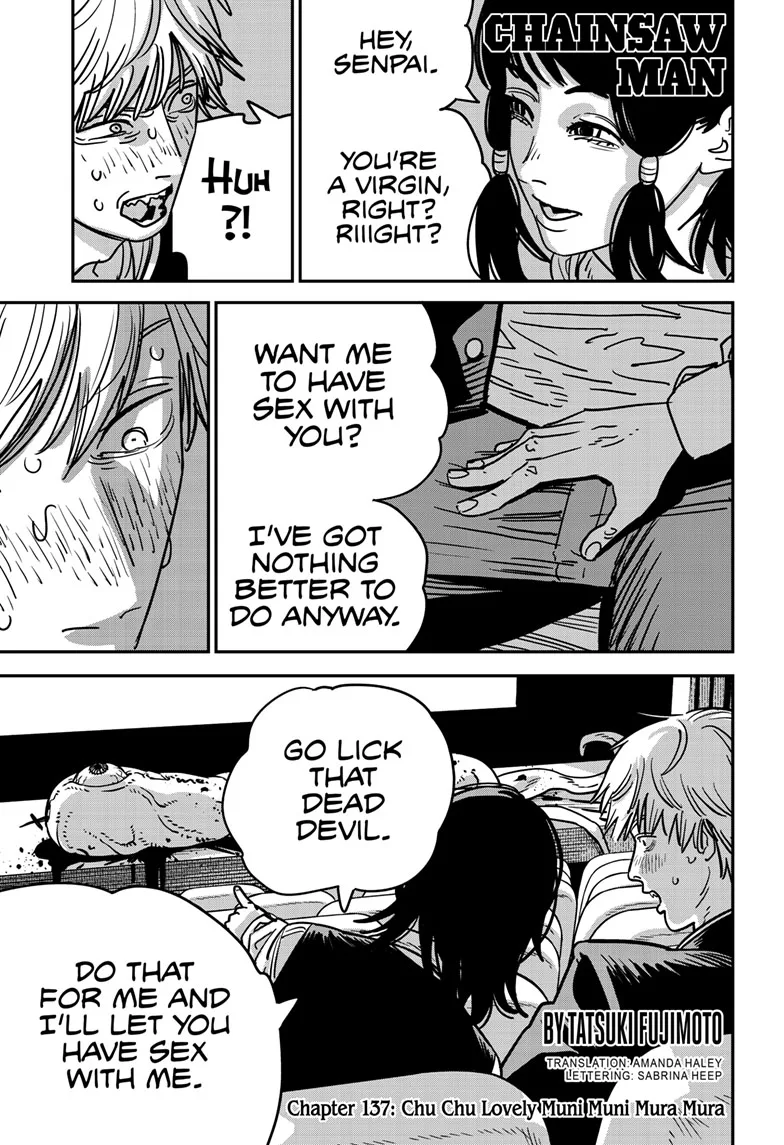 Chainsaw Man Manga, chapter 137, page 1
