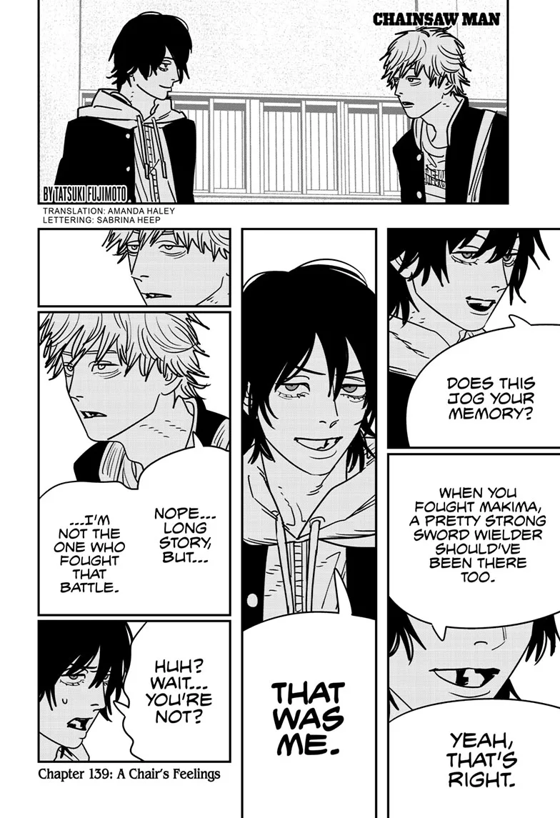 Chainsaw Man Manga, chapter 139, page 1