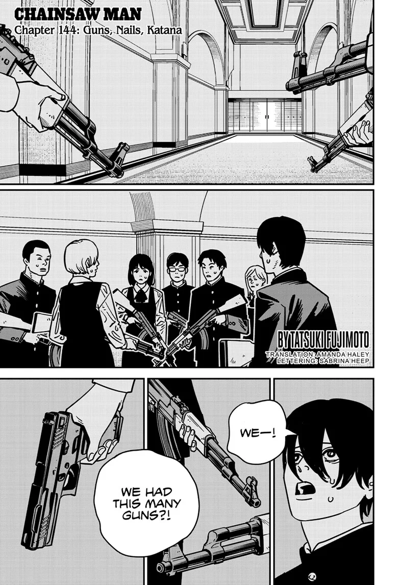 Chainsaw Man Manga, chapter 144, page 1