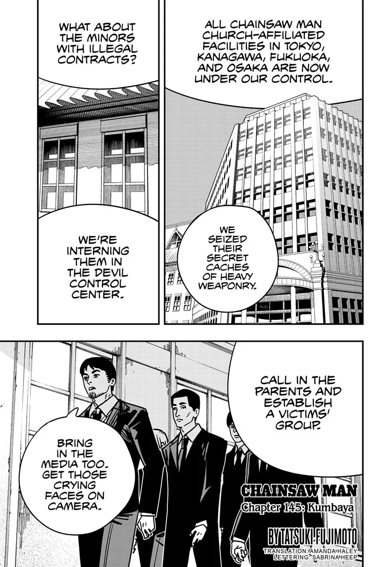 Chainsaw Man Manga, chapter 145, page 1
