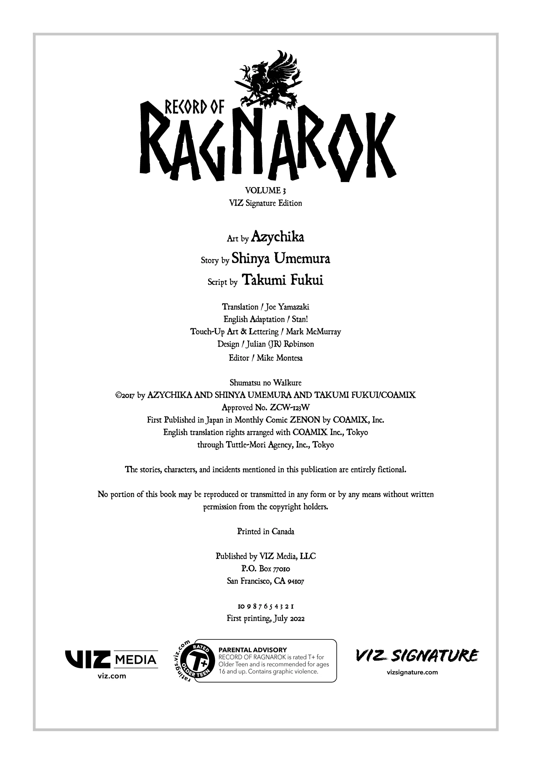 Record of Ragnarok, chapter Vol 3, page 190