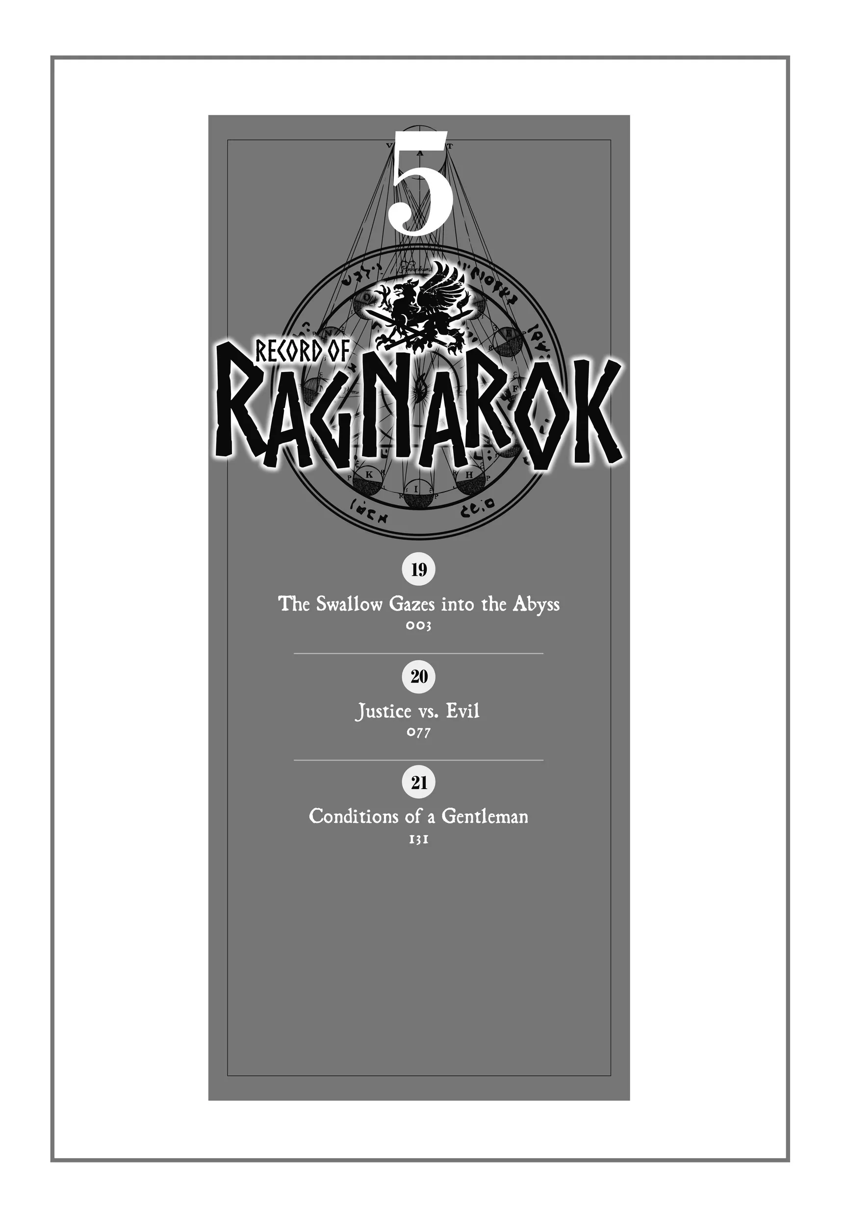 Record of Ragnarok, chapter Vol 5, page 3