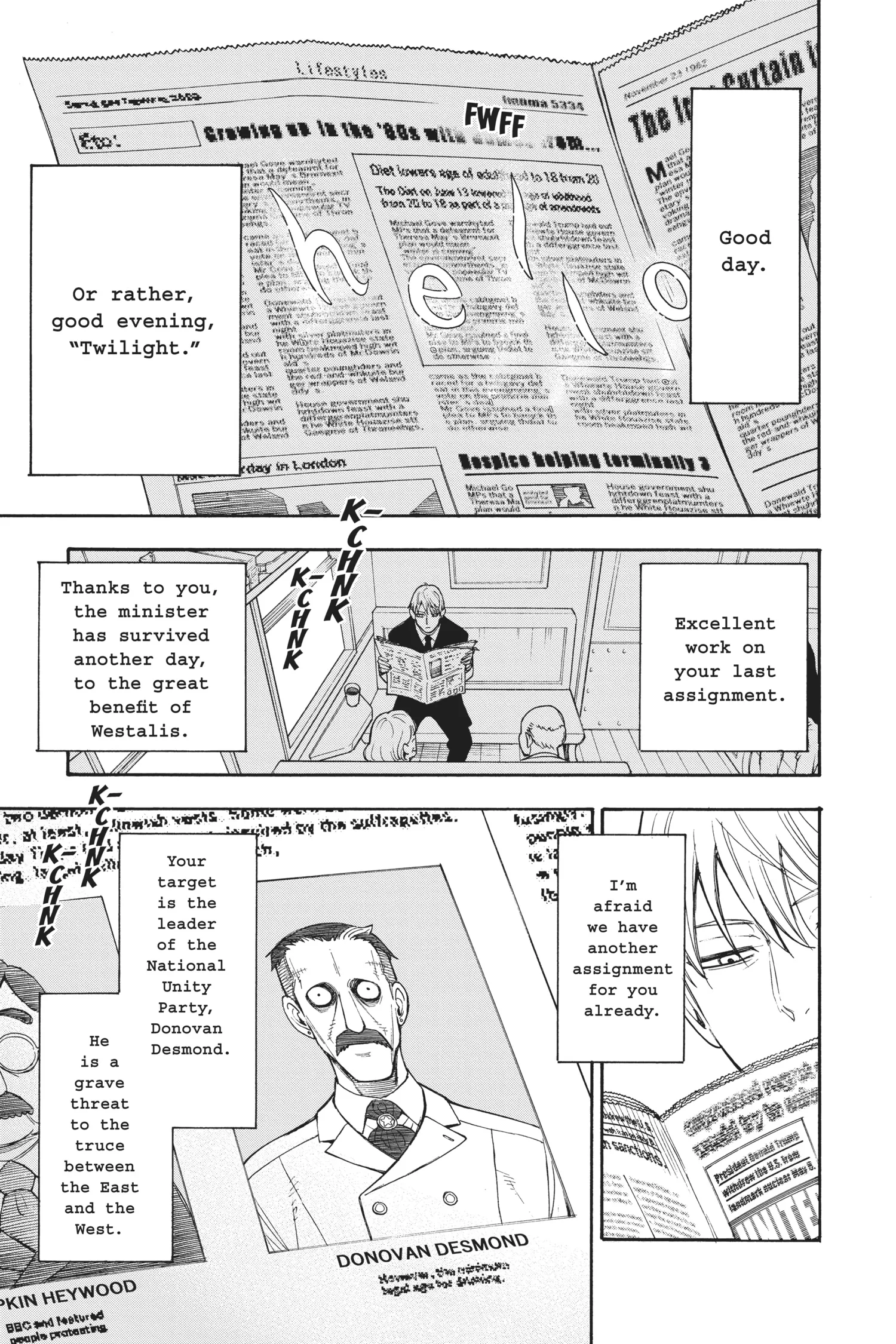 SPY x FAMILY Manga, chapter Vol 1, page 13