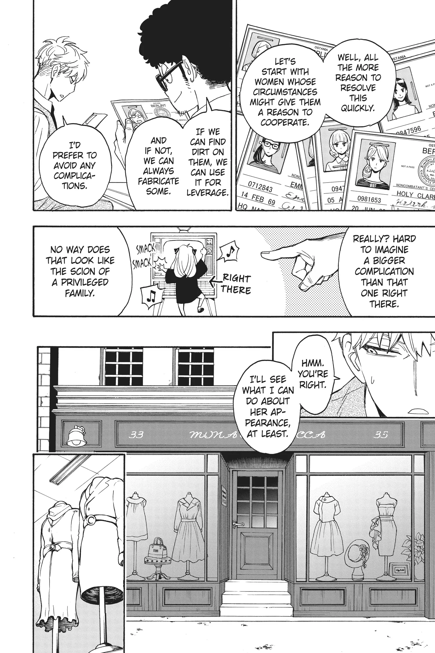 SPY x FAMILY Manga, chapter Vol 1, page 92
