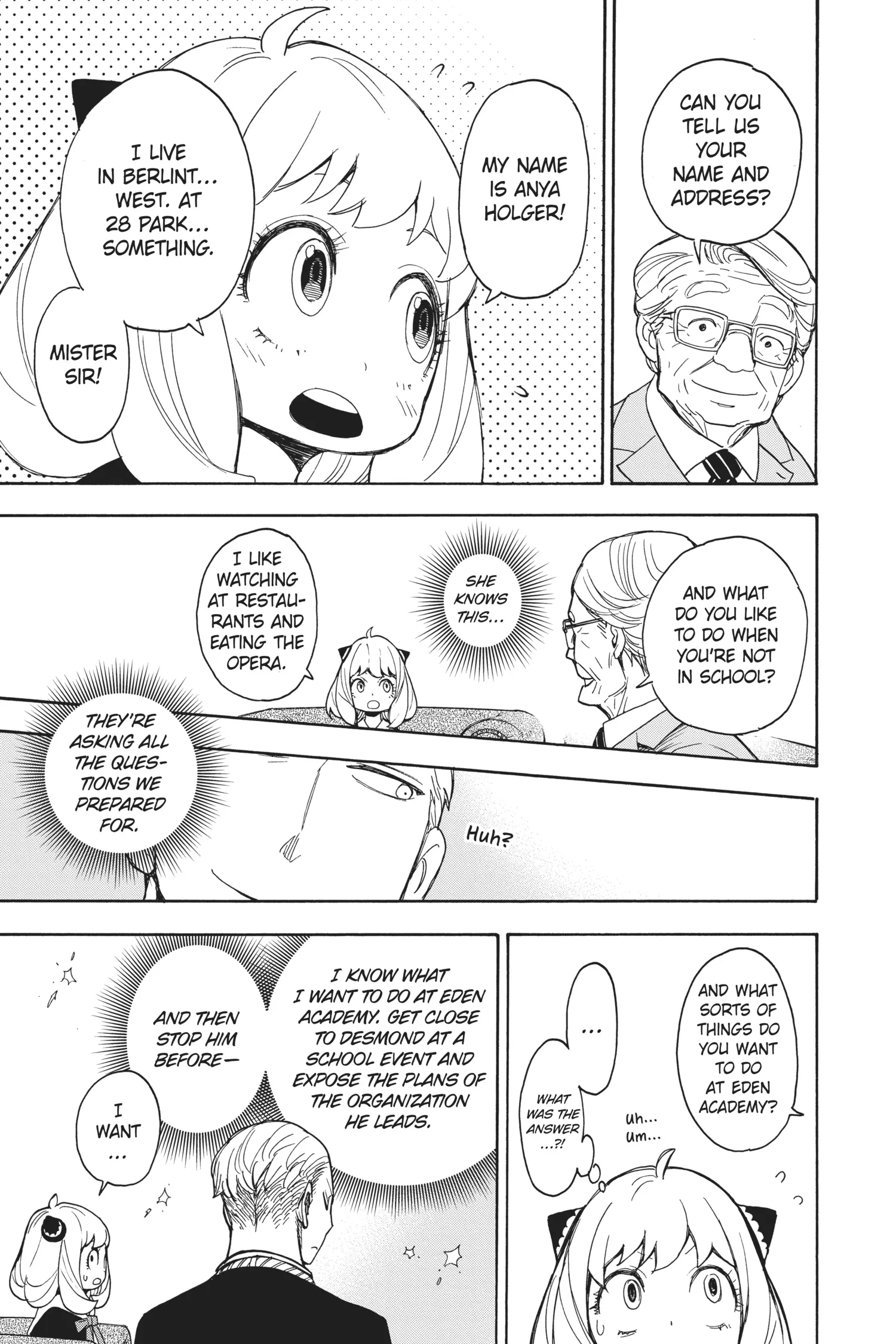 SPY x FAMILY Manga, chapter Vol 1, page 190