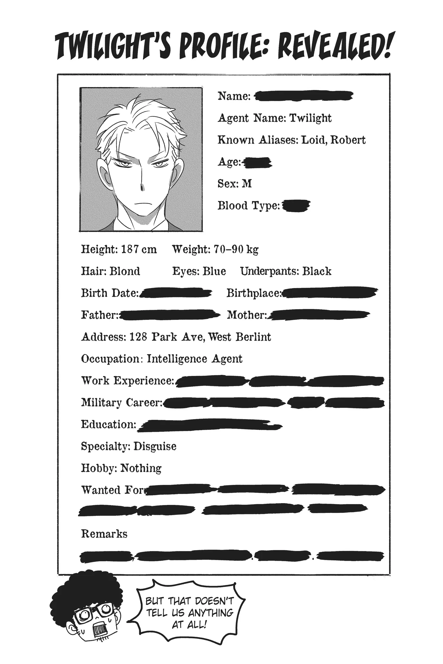 SPY x FAMILY Manga, chapter Vol 1, page 210