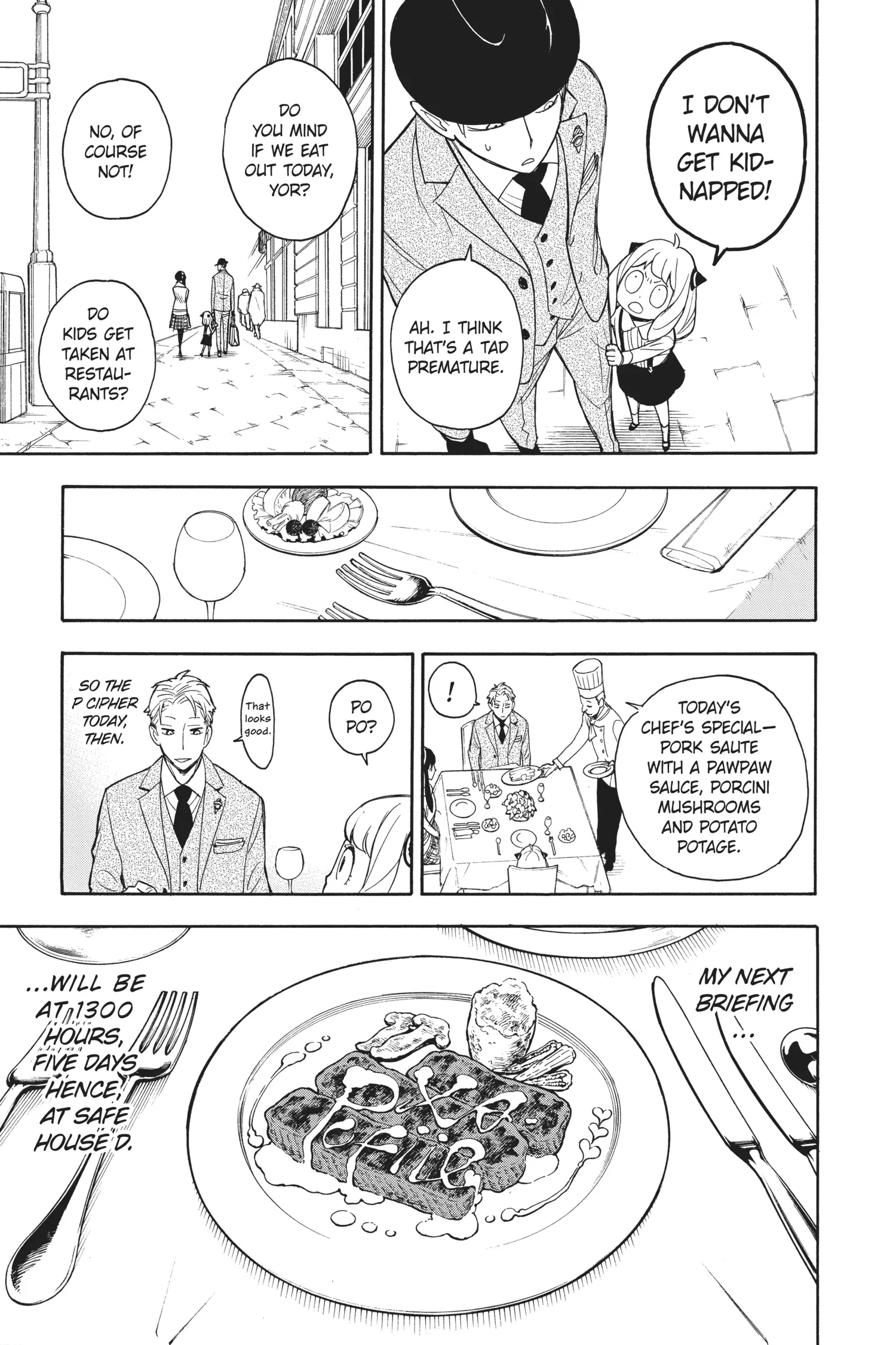 SPY x FAMILY Manga, chapter Vol 2, page 35