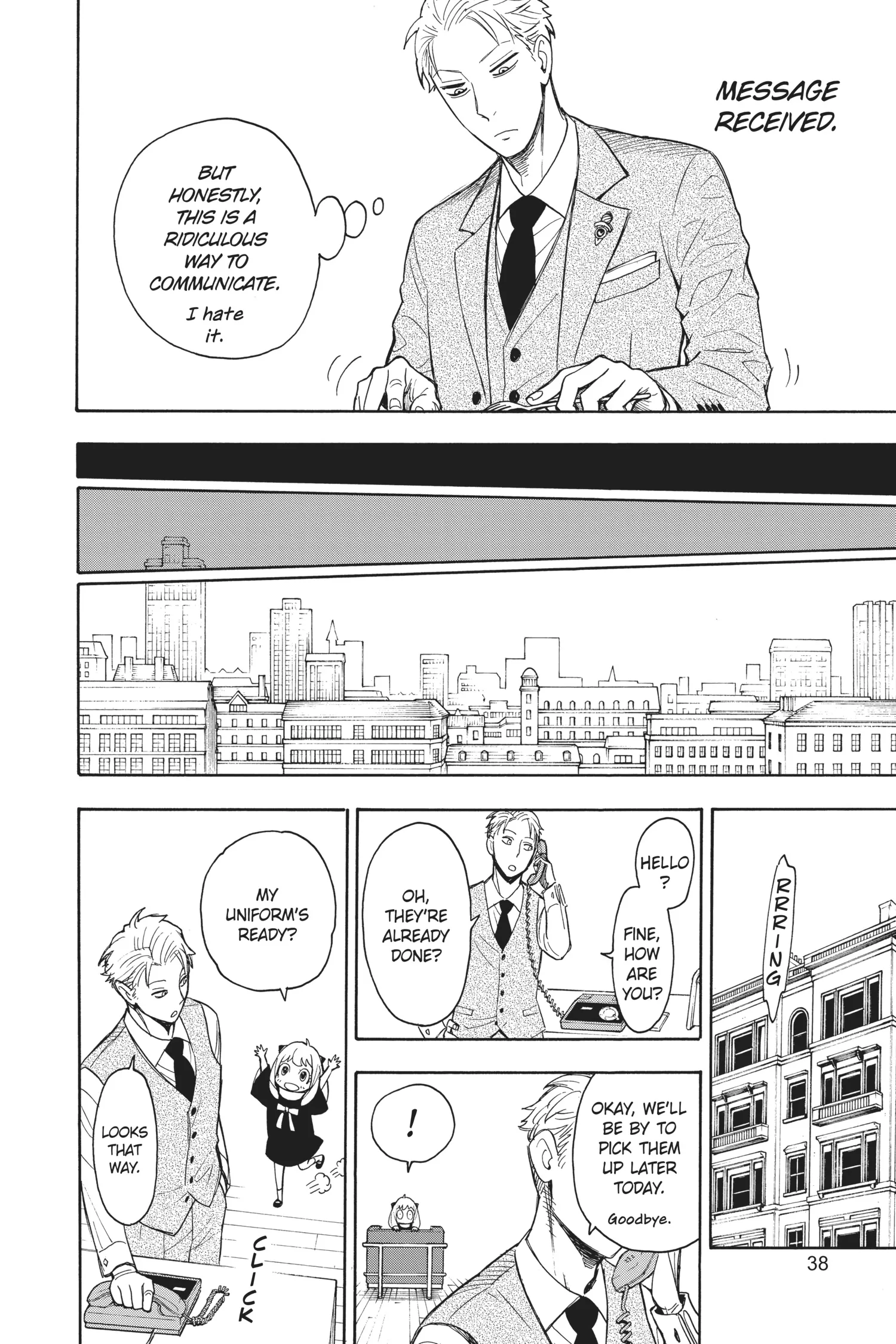 SPY x FAMILY Manga, chapter Vol 2, page 36