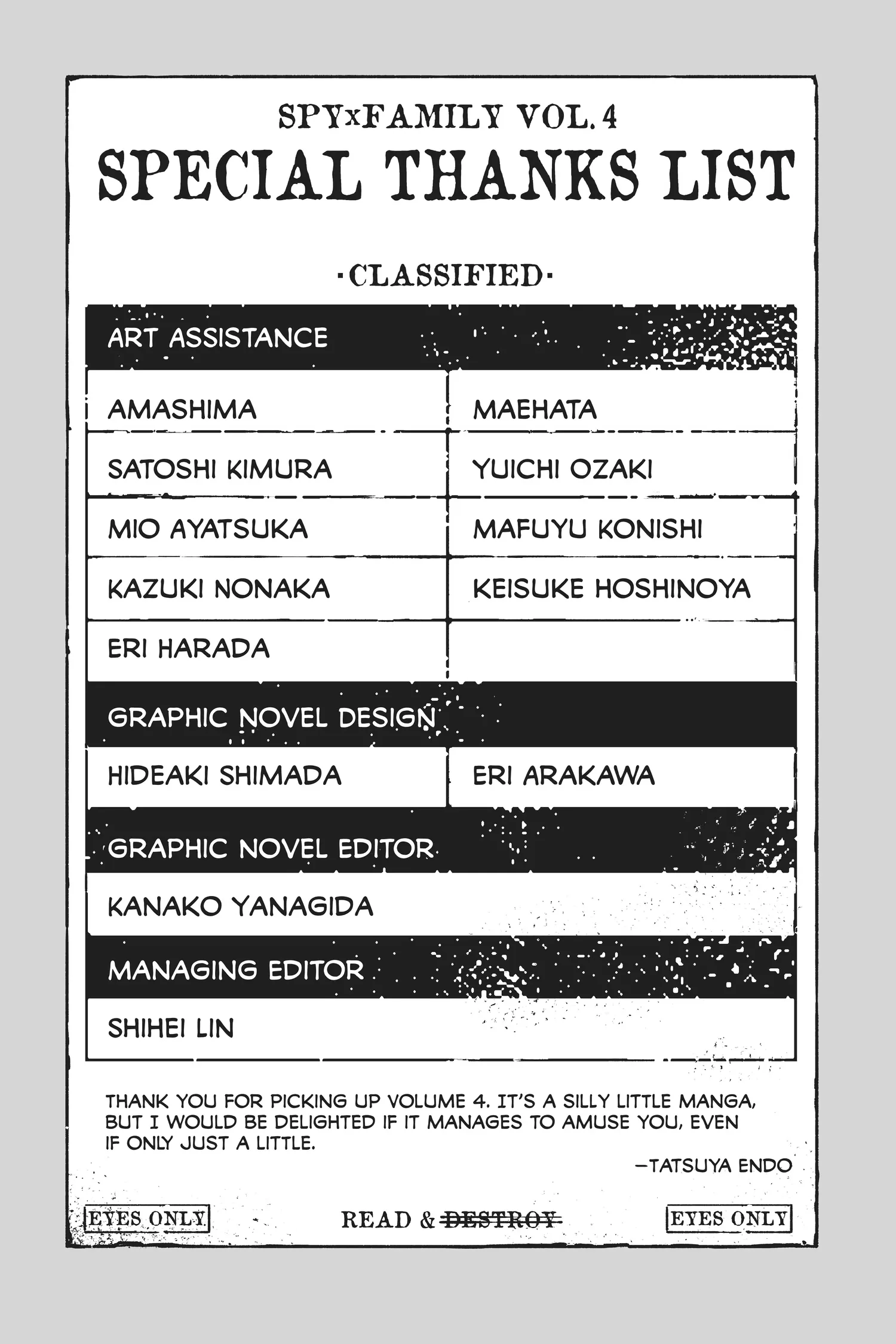 SPY x FAMILY Manga, chapter Vol 4, page 181