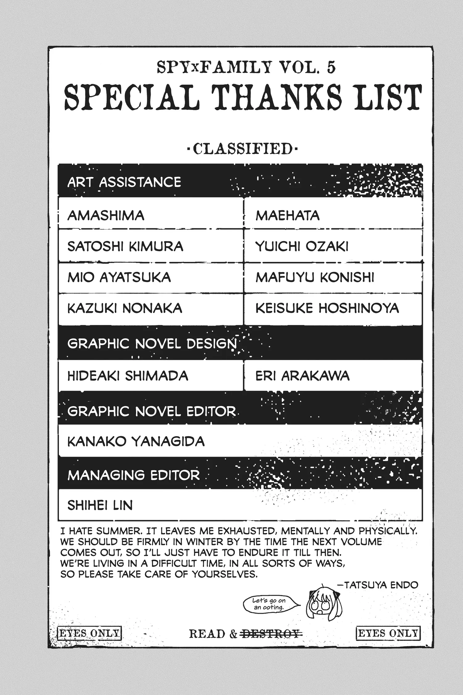 SPY x FAMILY Manga, chapter Vol 5, page 198