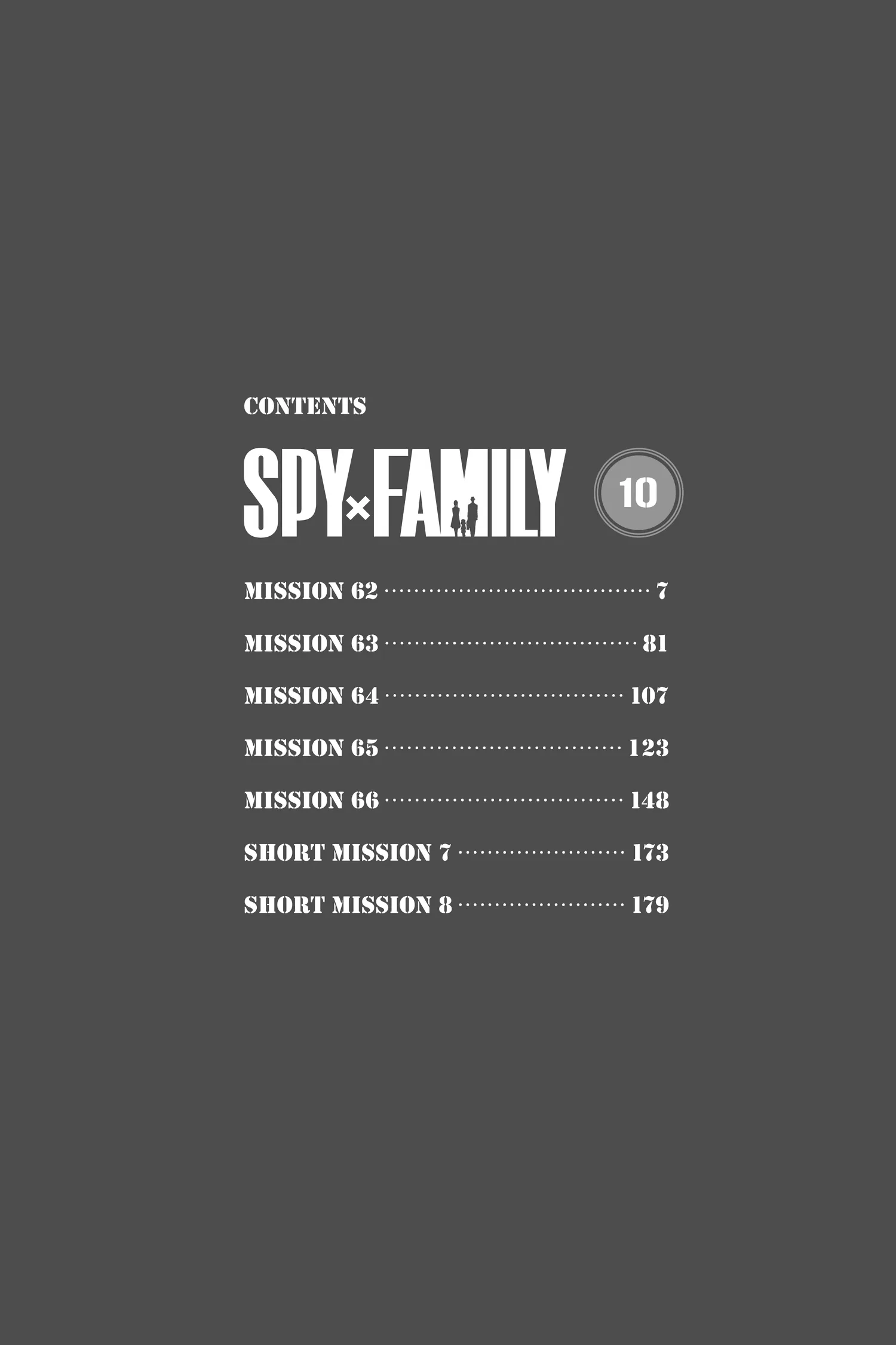 SPY x FAMILY Manga, chapter Vol 10, page 7