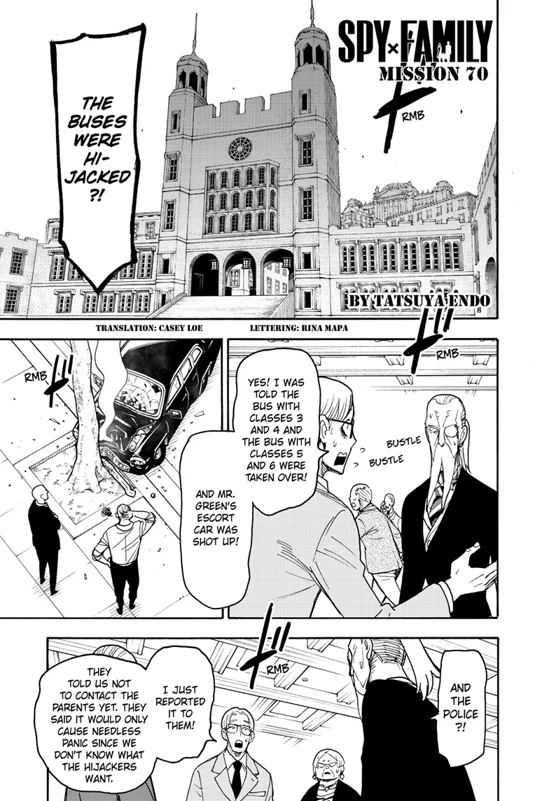 SPY x FAMILY Manga, chapter 70, page 1