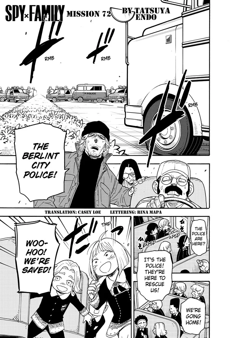 SPY x FAMILY Manga, chapter 72, page 1