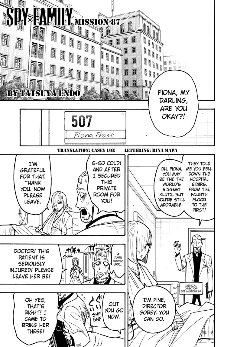 SPY x FAMILY Manga, chapter 87, page 1