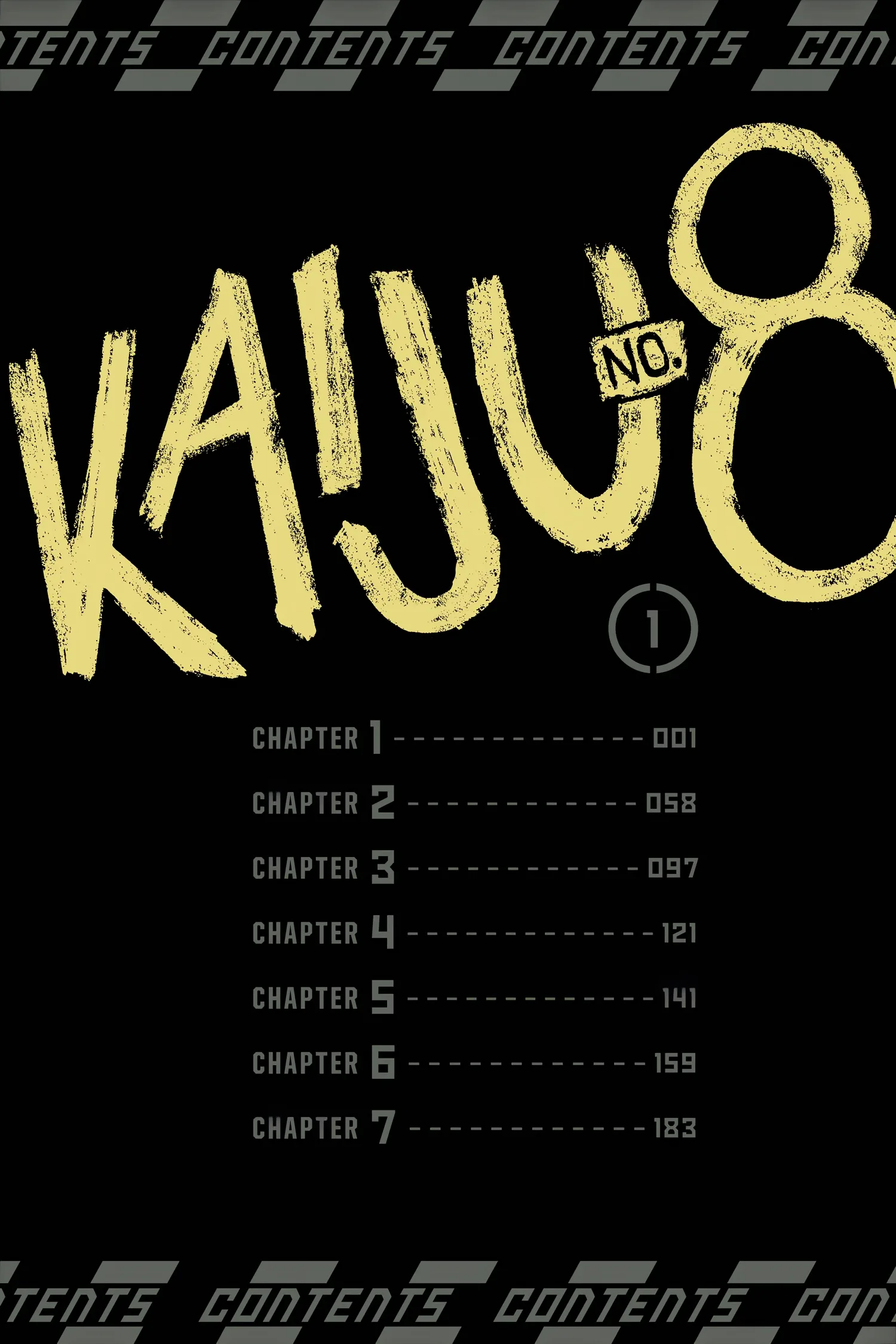Kaiju No 8 Manga, chapter Vol 1, page 4