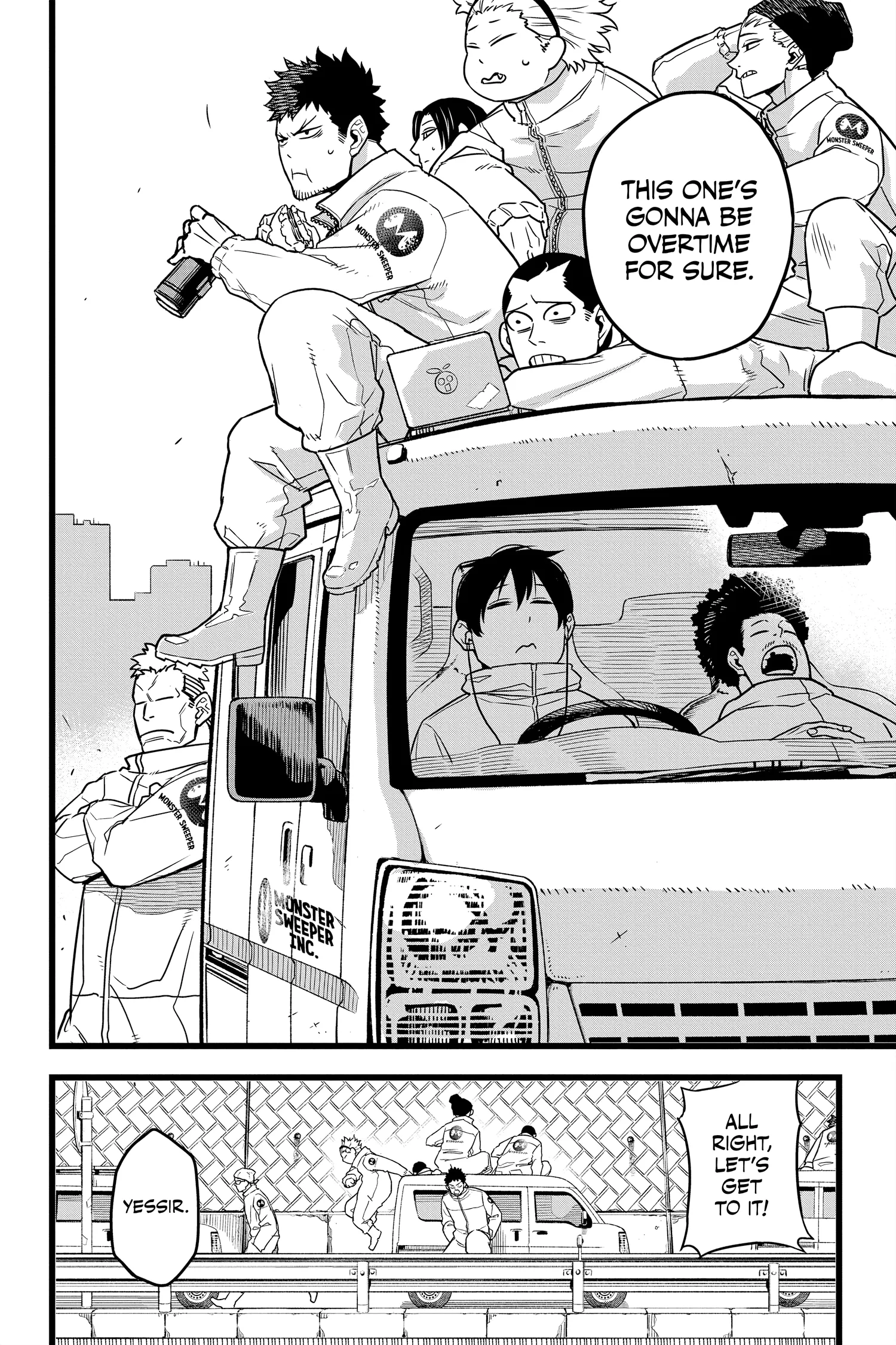 Kaiju No 8 Manga, chapter Vol 1, page 6