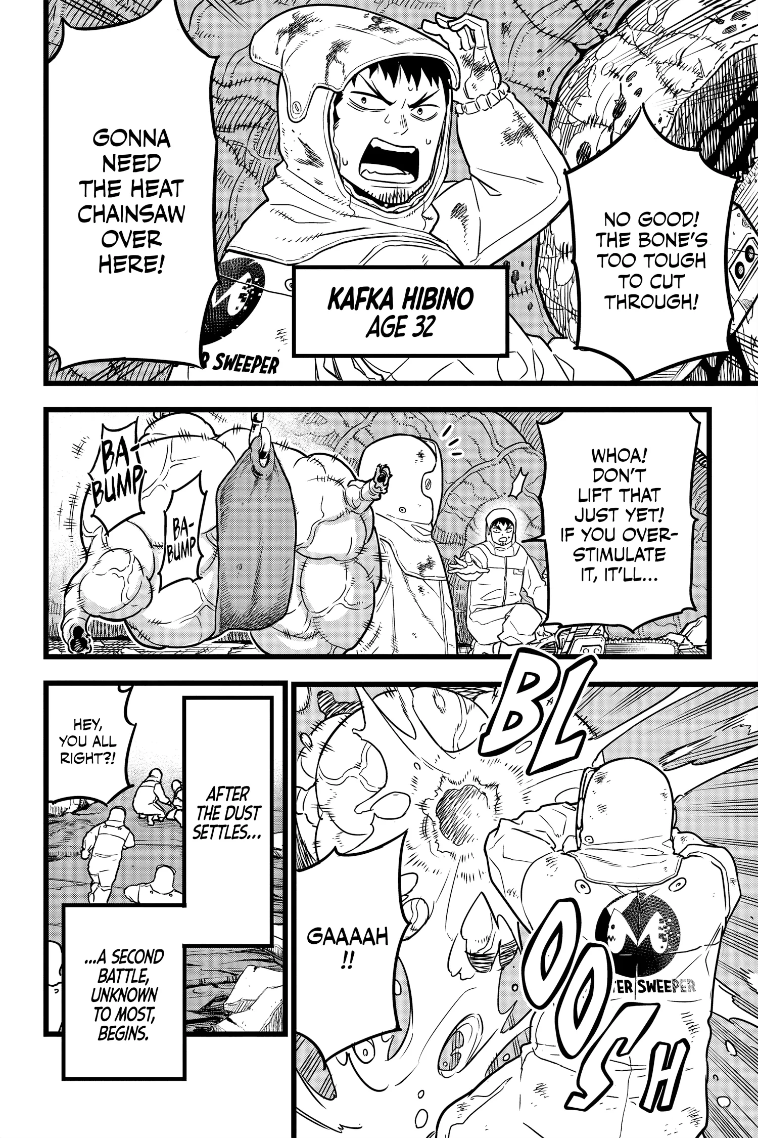 Kaiju No 8 Manga, chapter Vol 1, page 8