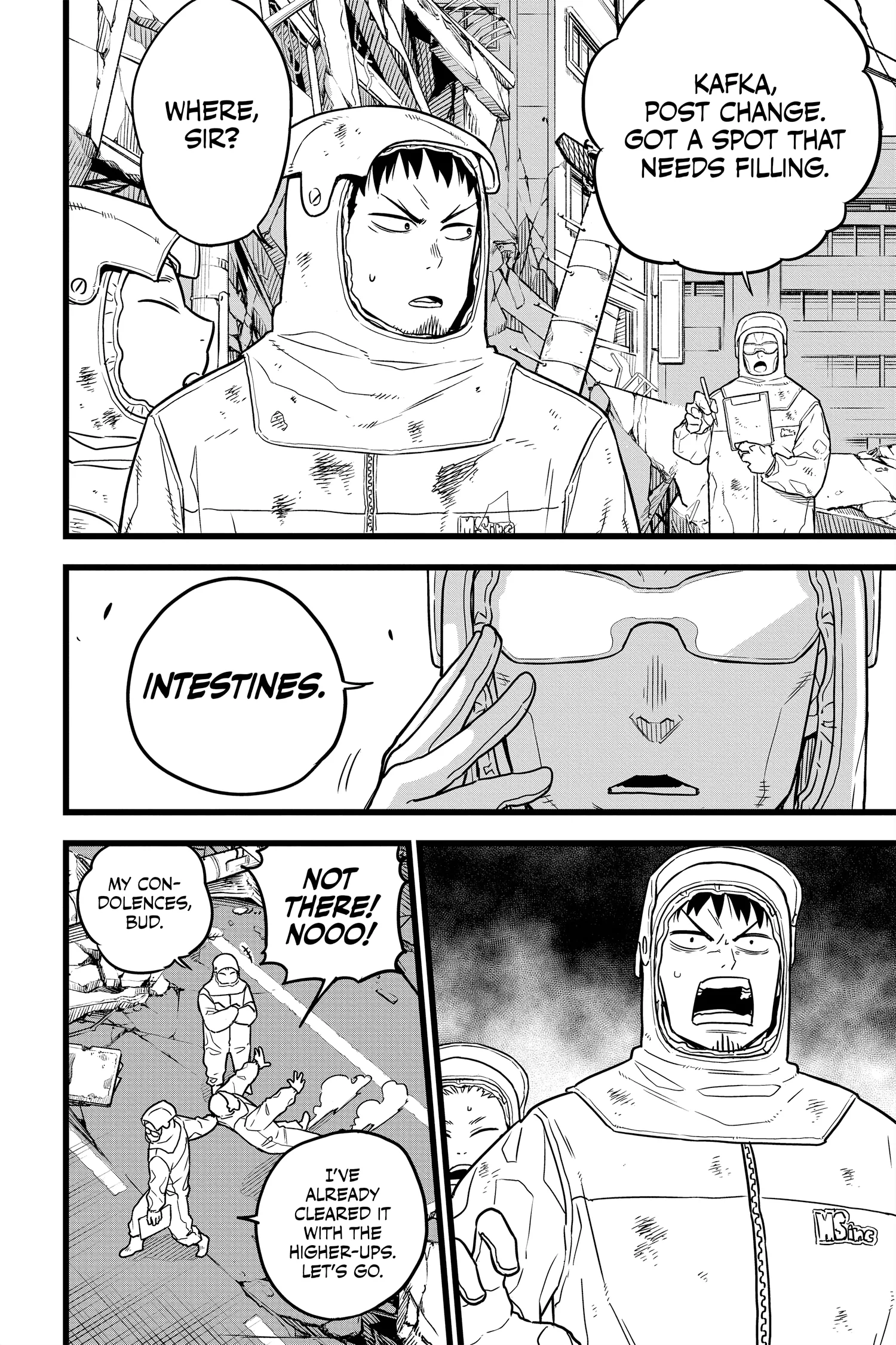 Kaiju No 8 Manga, chapter Vol 1, page 11