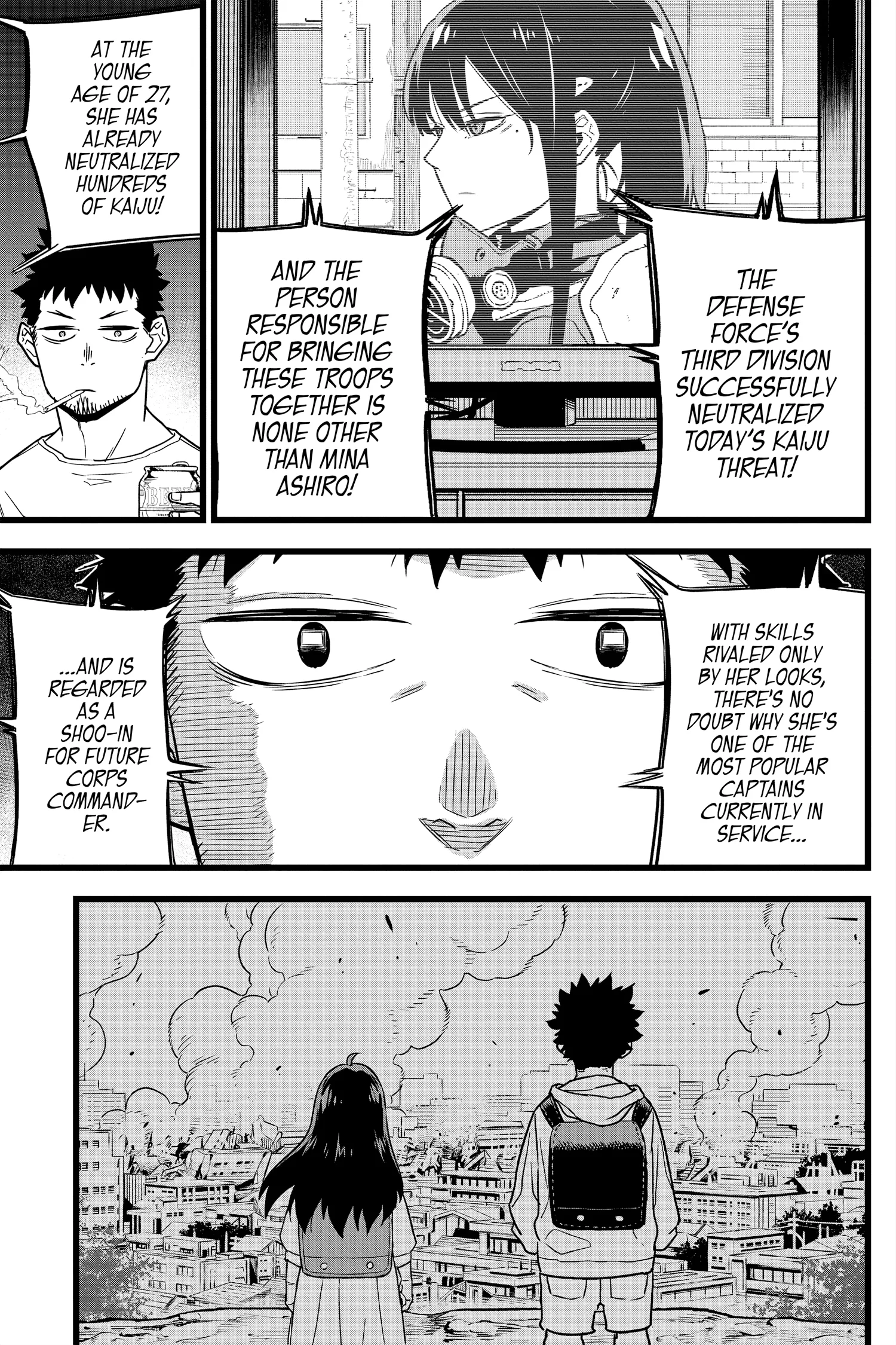 Kaiju No 8 Manga, chapter Vol 1, page 14