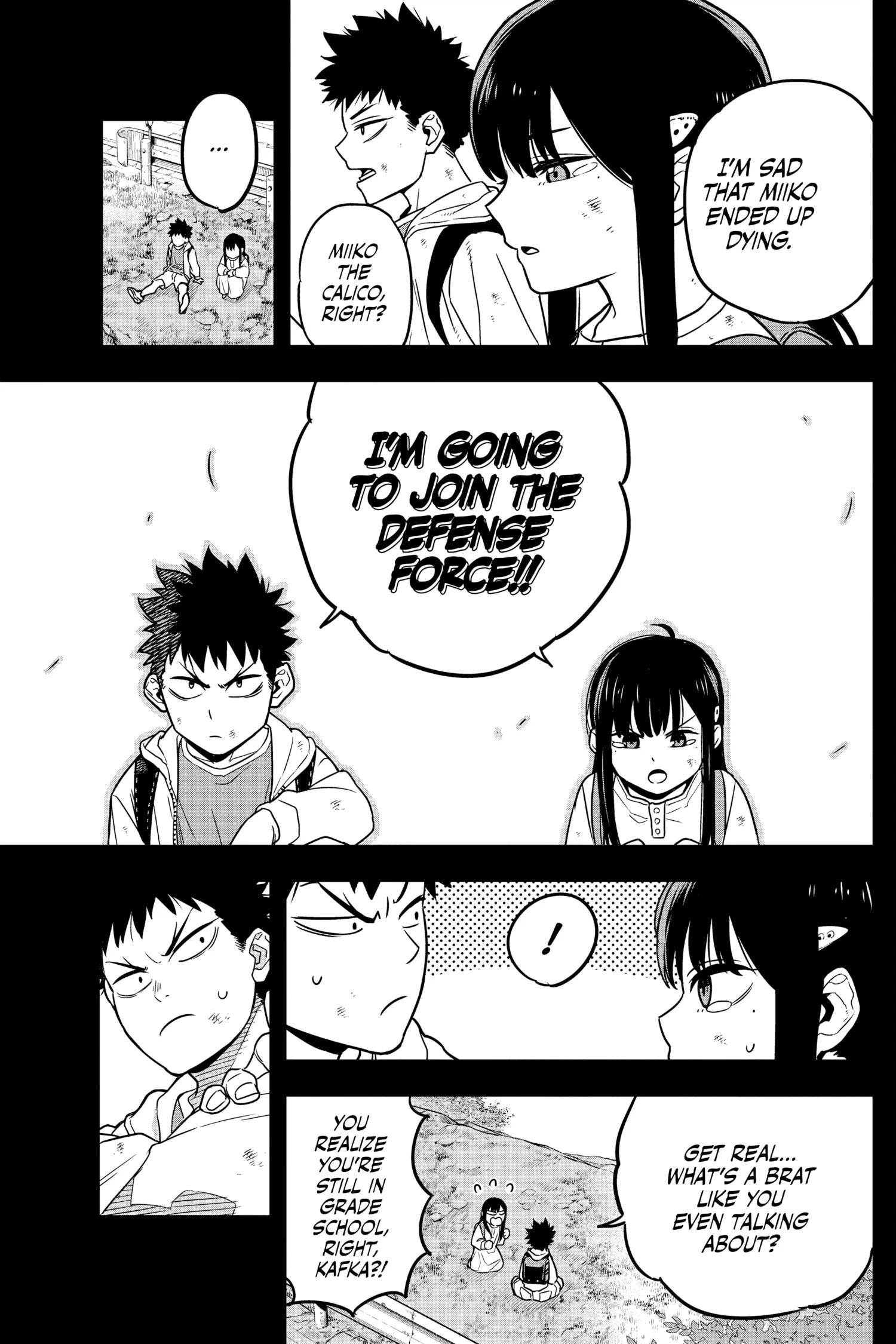 Kaiju No 8 Manga, chapter Vol 1, page 36