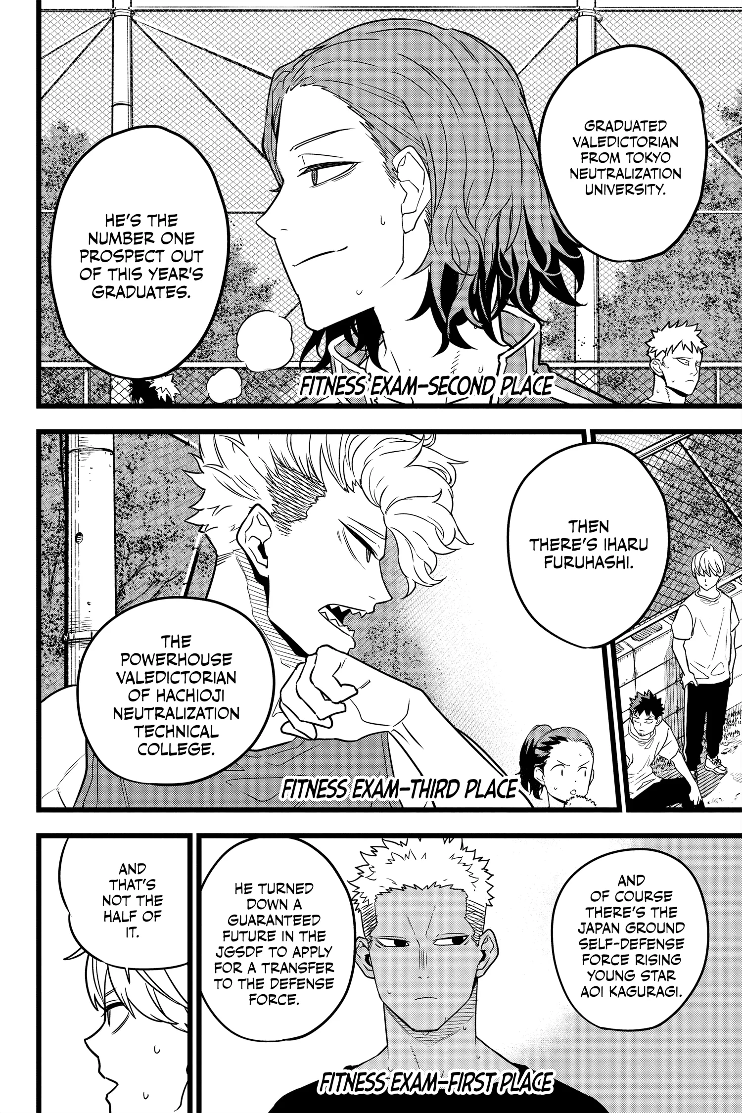 Kaiju No 8 Manga, chapter Vol 1, page 124