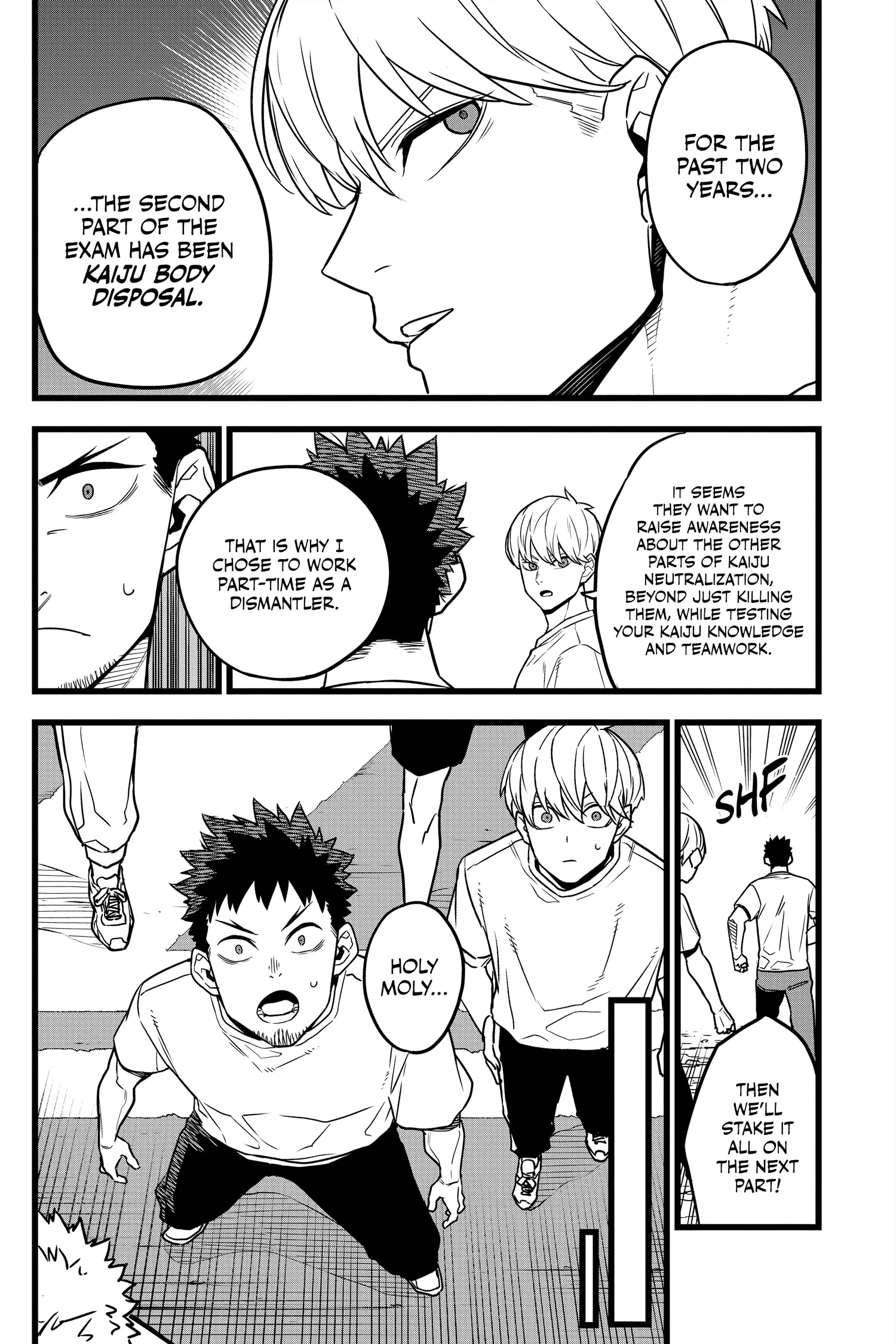 Kaiju No 8 Manga, chapter Vol 1, page 129