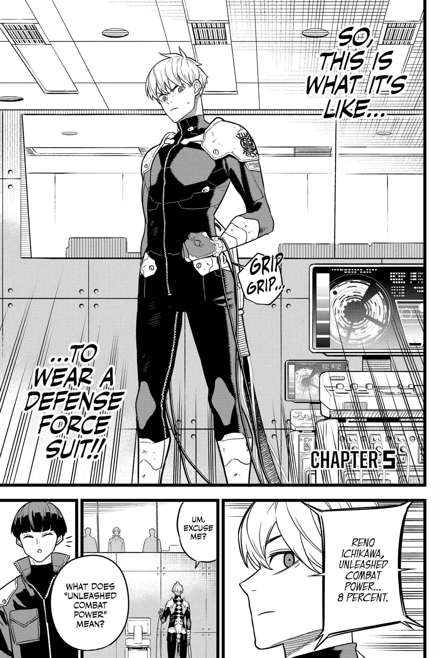 Kaiju No 8 Manga, chapter Vol 1, page 135