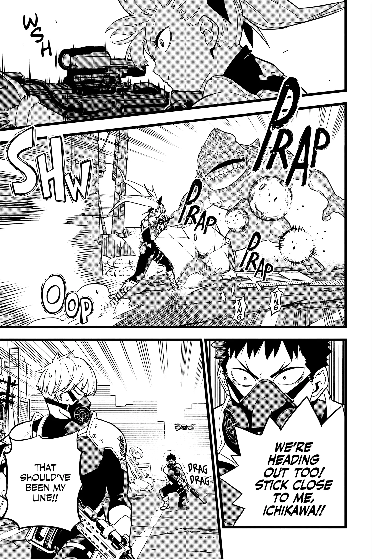 Kaiju No 8 Manga, chapter Vol 1, page 142