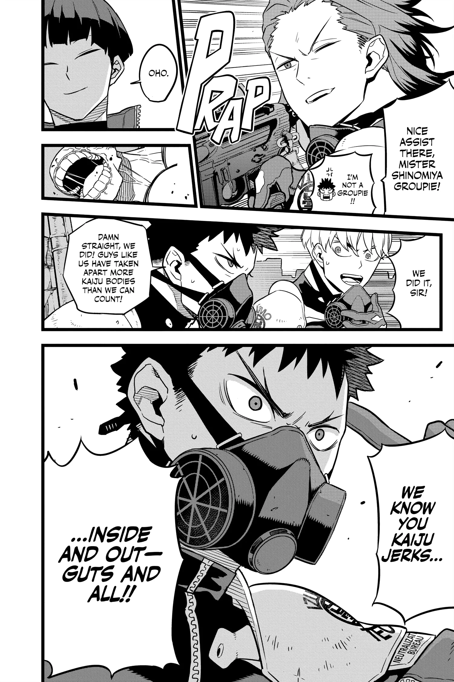 Kaiju No 8 Manga, chapter Vol 1, page 147