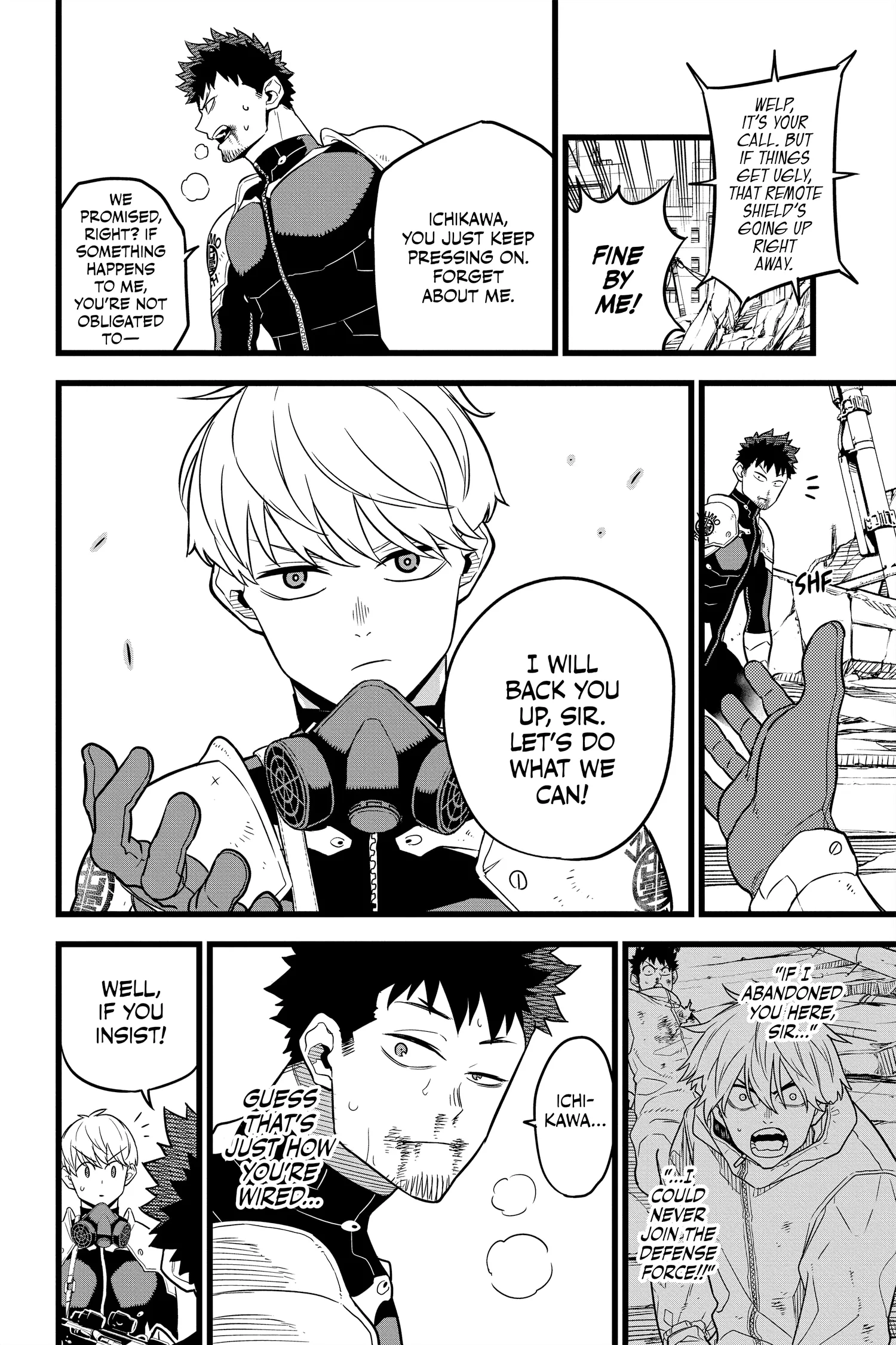 Kaiju No 8 Manga, chapter Vol 1, page 158