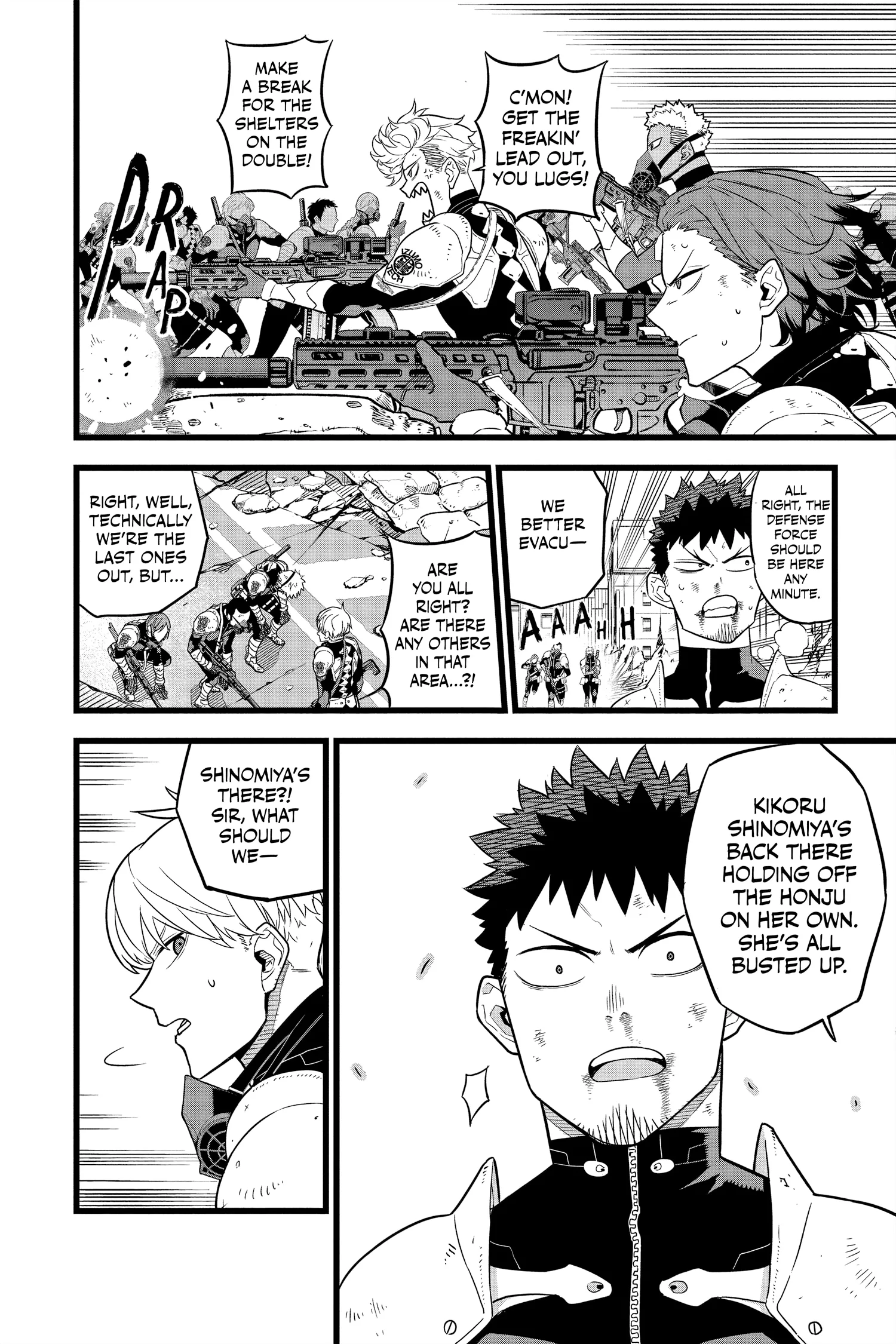 Kaiju No 8 Manga, chapter Vol 2, page 7