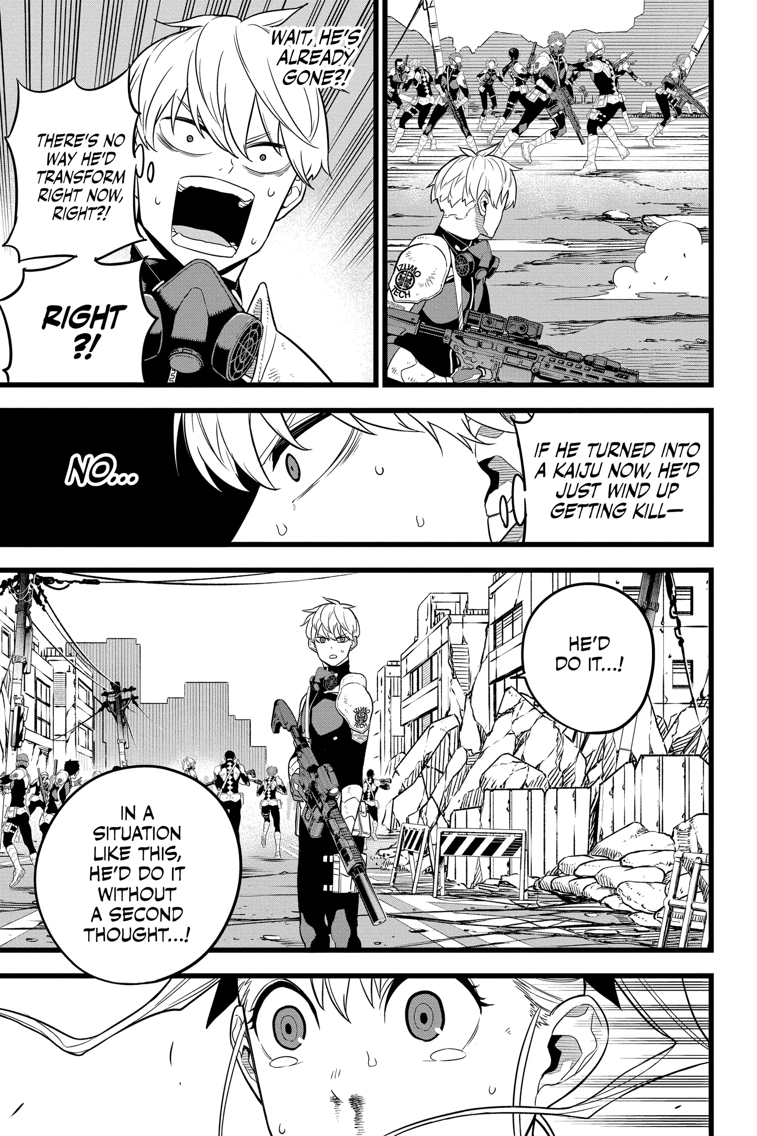 Kaiju No 8 Manga, chapter Vol 2, page 8