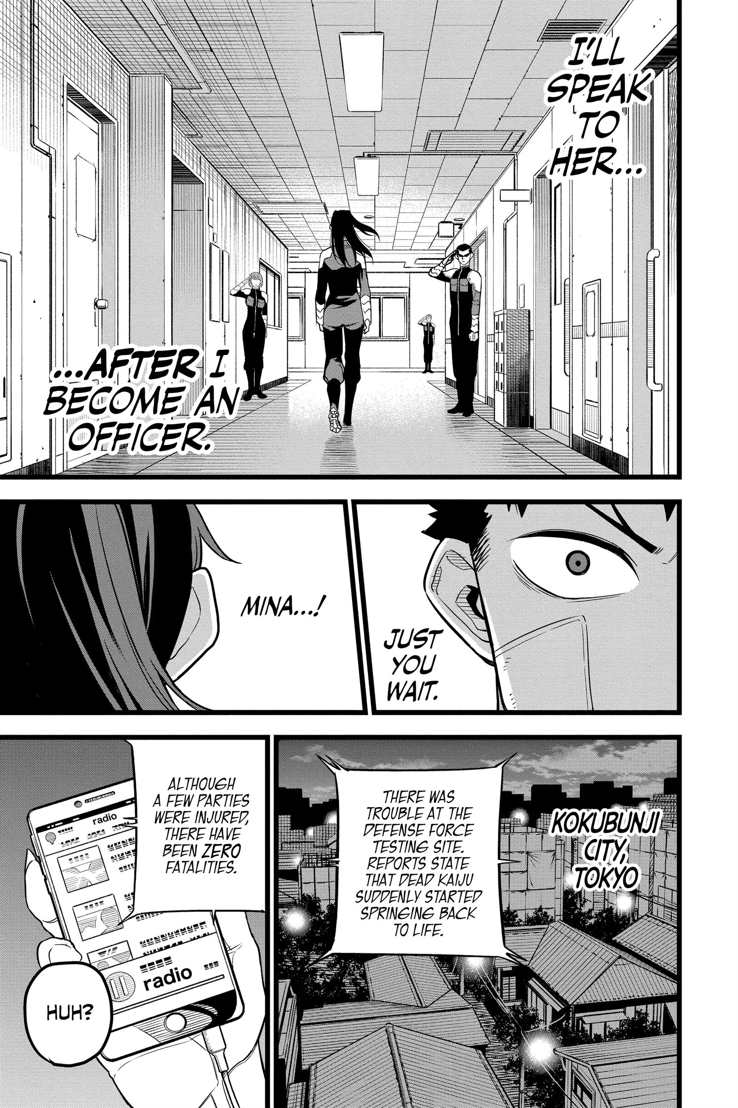 Kaiju No 8 Manga, chapter Vol 2, page 37