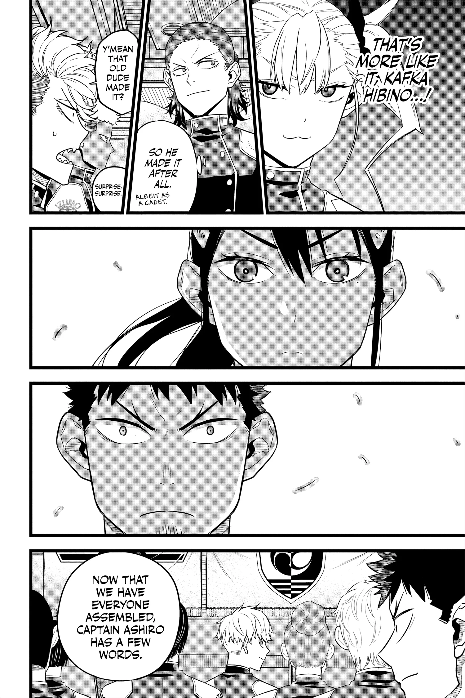 Kaiju No 8 Manga, chapter Vol 2, page 54