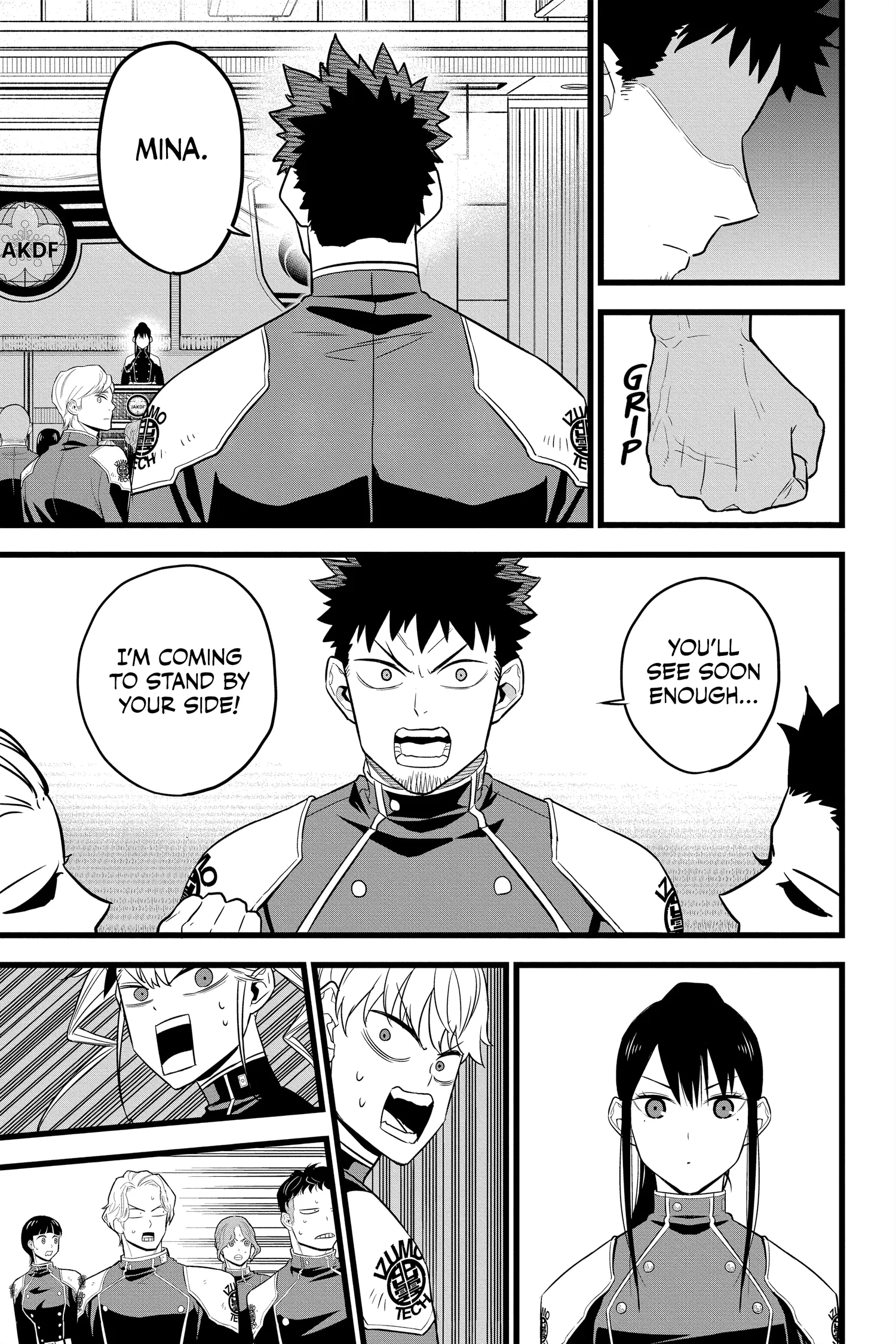 Kaiju No 8 Manga, chapter Vol 2, page 57