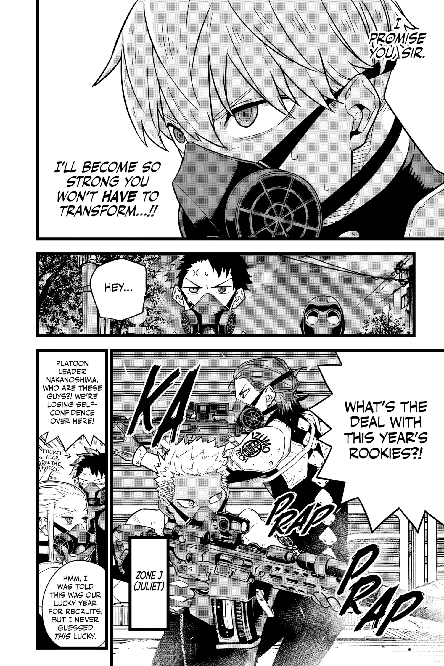 Kaiju No 8 Manga, chapter Vol 2, page 110