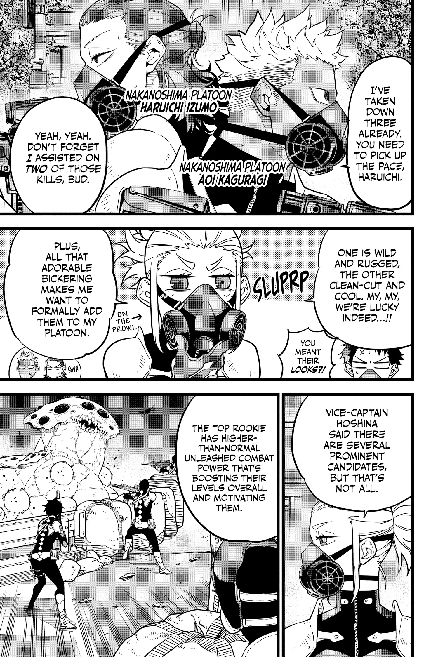 Kaiju No 8 Manga, chapter Vol 2, page 111