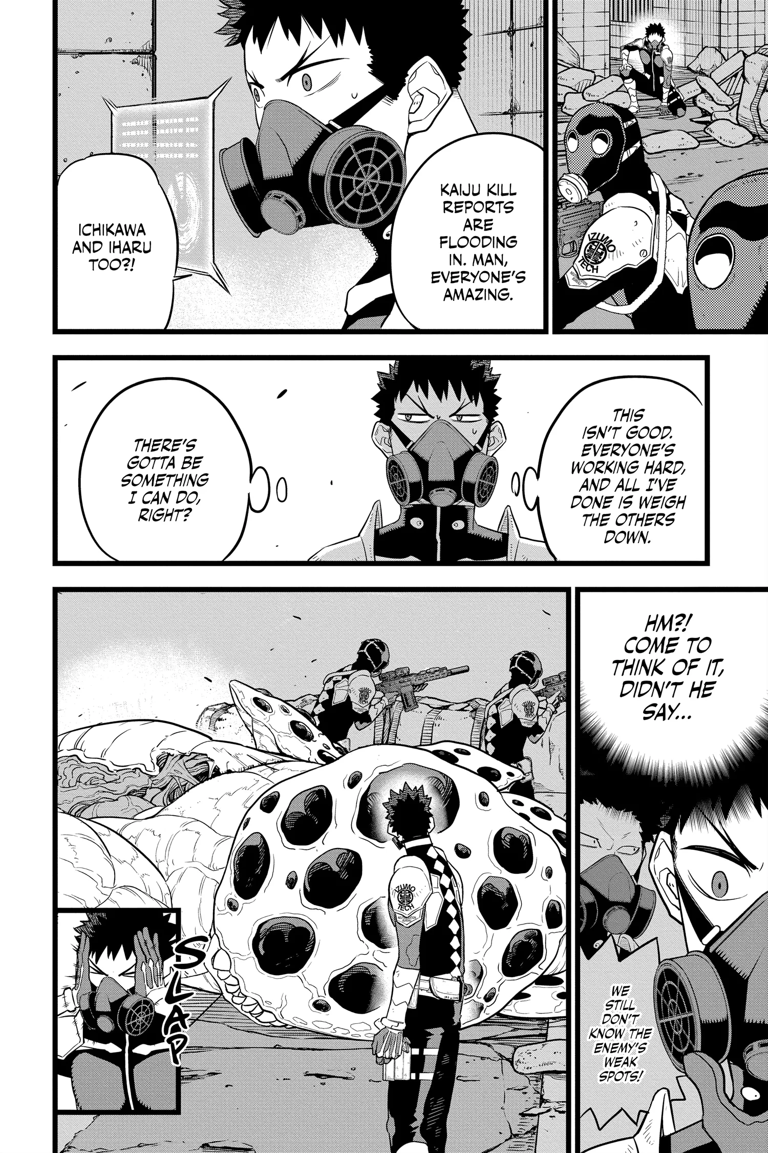 Kaiju No 8 Manga, chapter Vol 2, page 112