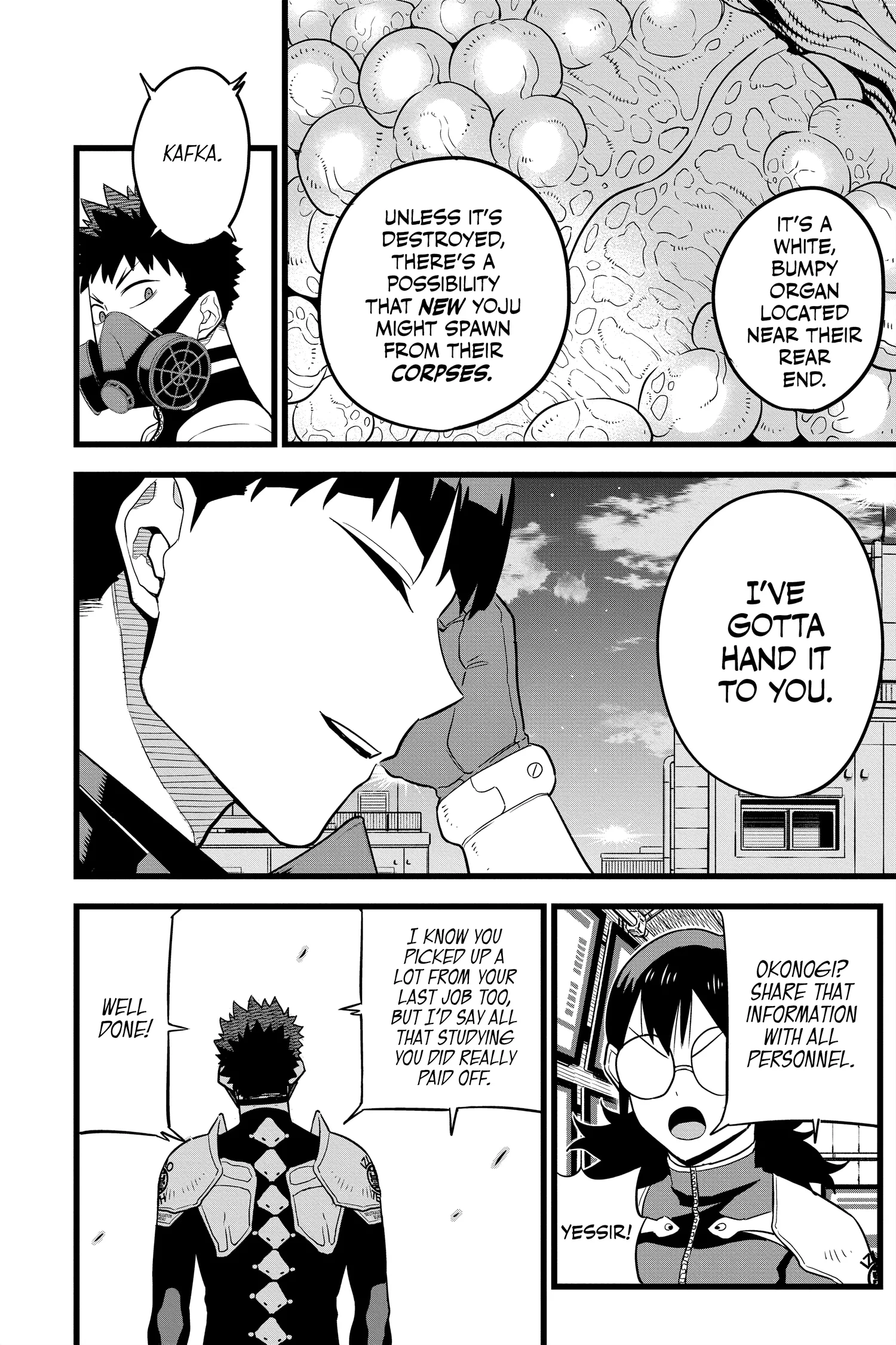Kaiju No 8 Manga, chapter Vol 2, page 116