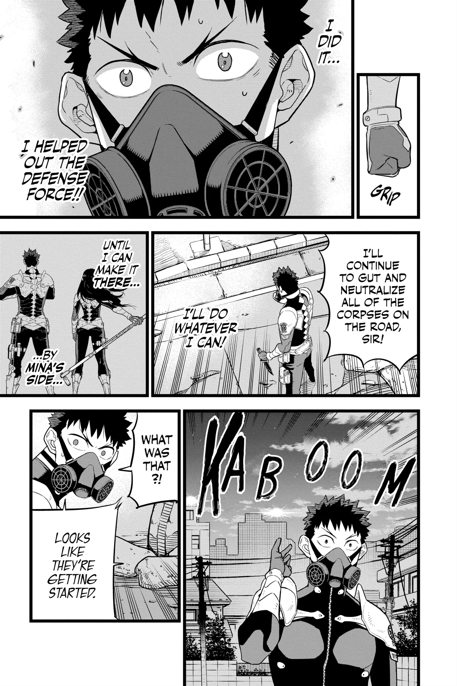 Kaiju No 8 Manga, chapter Vol 2, page 117